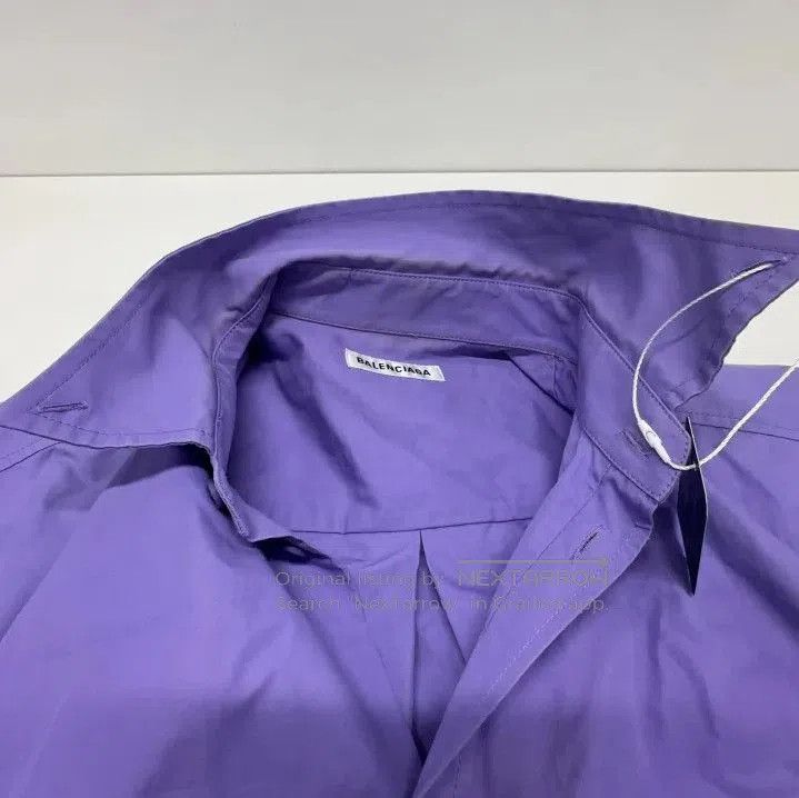 Balenciaga Balenciaga Casual Long Sleeve Shirt in Purple. Size US S / EU 44-46 / 1 - 2 Thumbnail