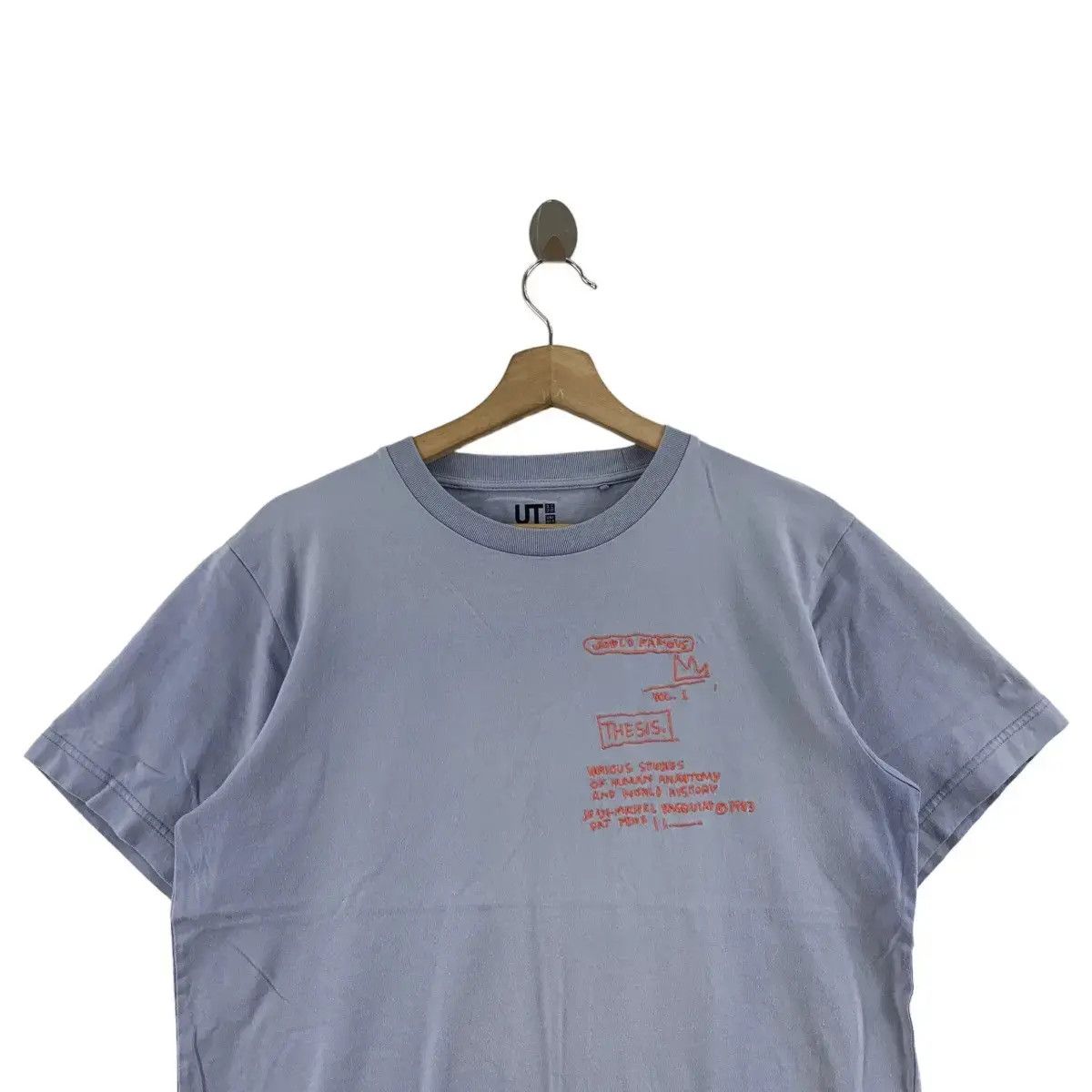 Jean-Michel Basquiat JEAN MICHEL BASQUIAT x UNIQLO Thesis Tee Shirt Top Moma Pop Size US M / EU 48-50 / 2 - 2 Thumbnail