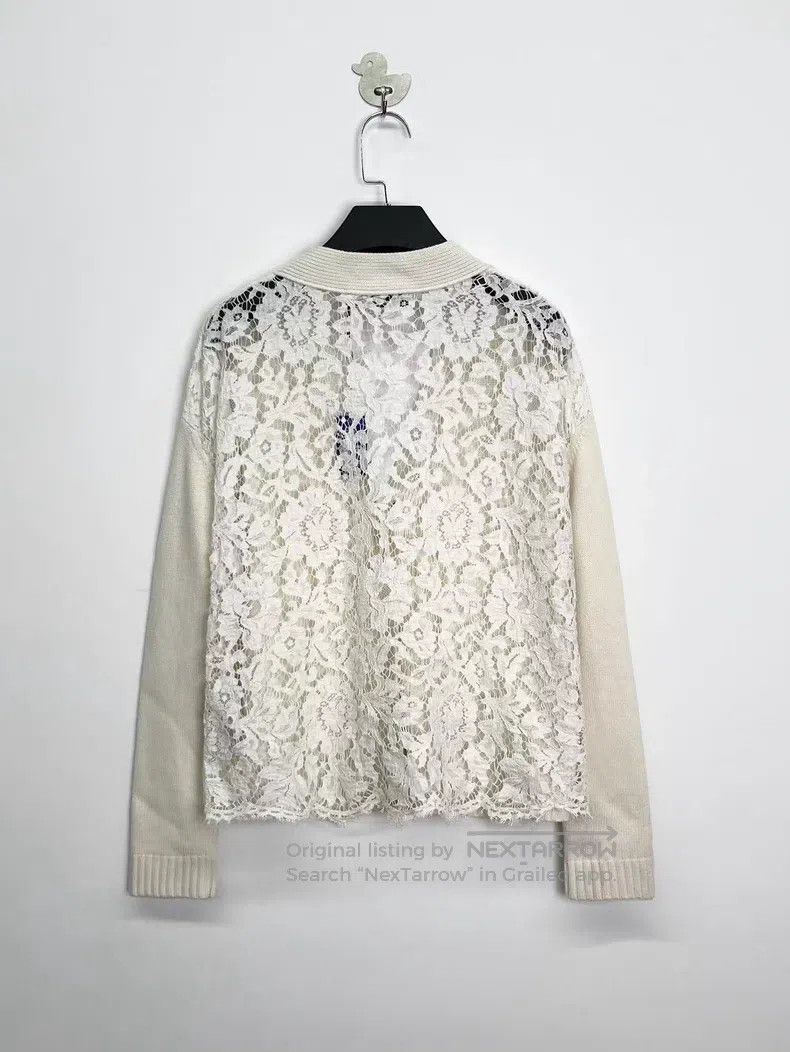 Valentino Valentino White single-breasted knitted wool Size S / US 4 / IT 40 - 2 Thumbnail