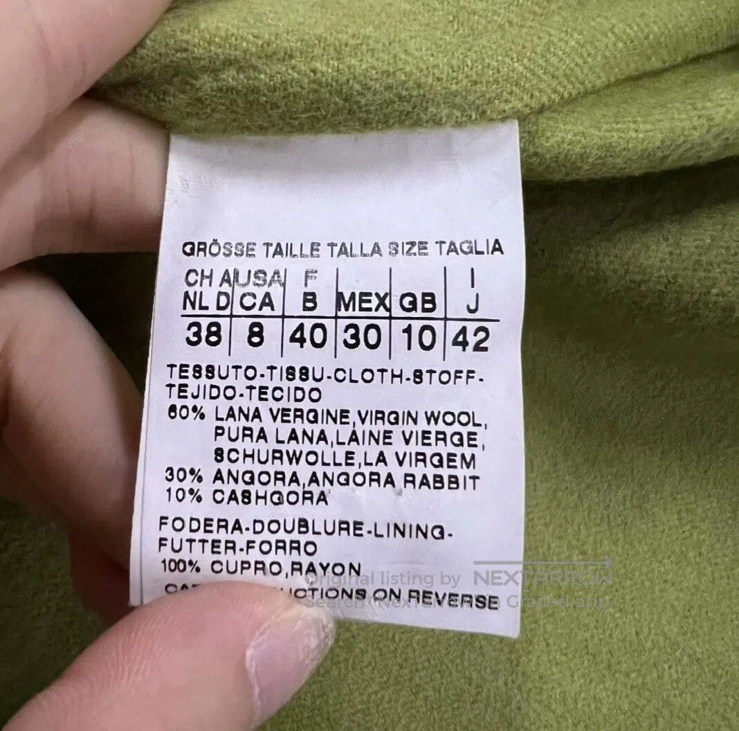 Max Mara MaxMara Green Short Coat. Size S / US 4 / IT 40 - 3 Thumbnail