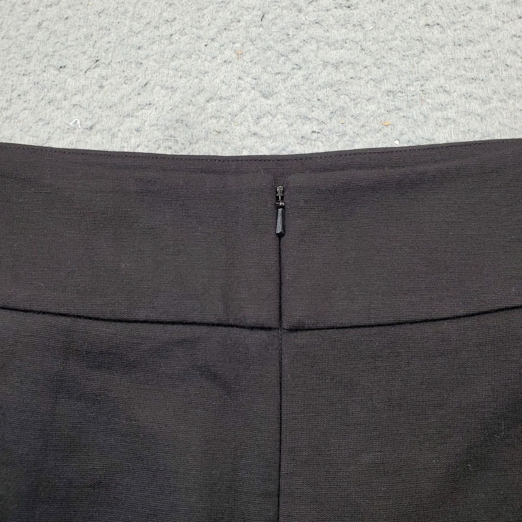 Charter Club Charter Club Skirt Women 12P Black Straight & Pencil High Waisted Lined Back Zip Size 34" / US 12 / IT 48 - 8 Thumbnail