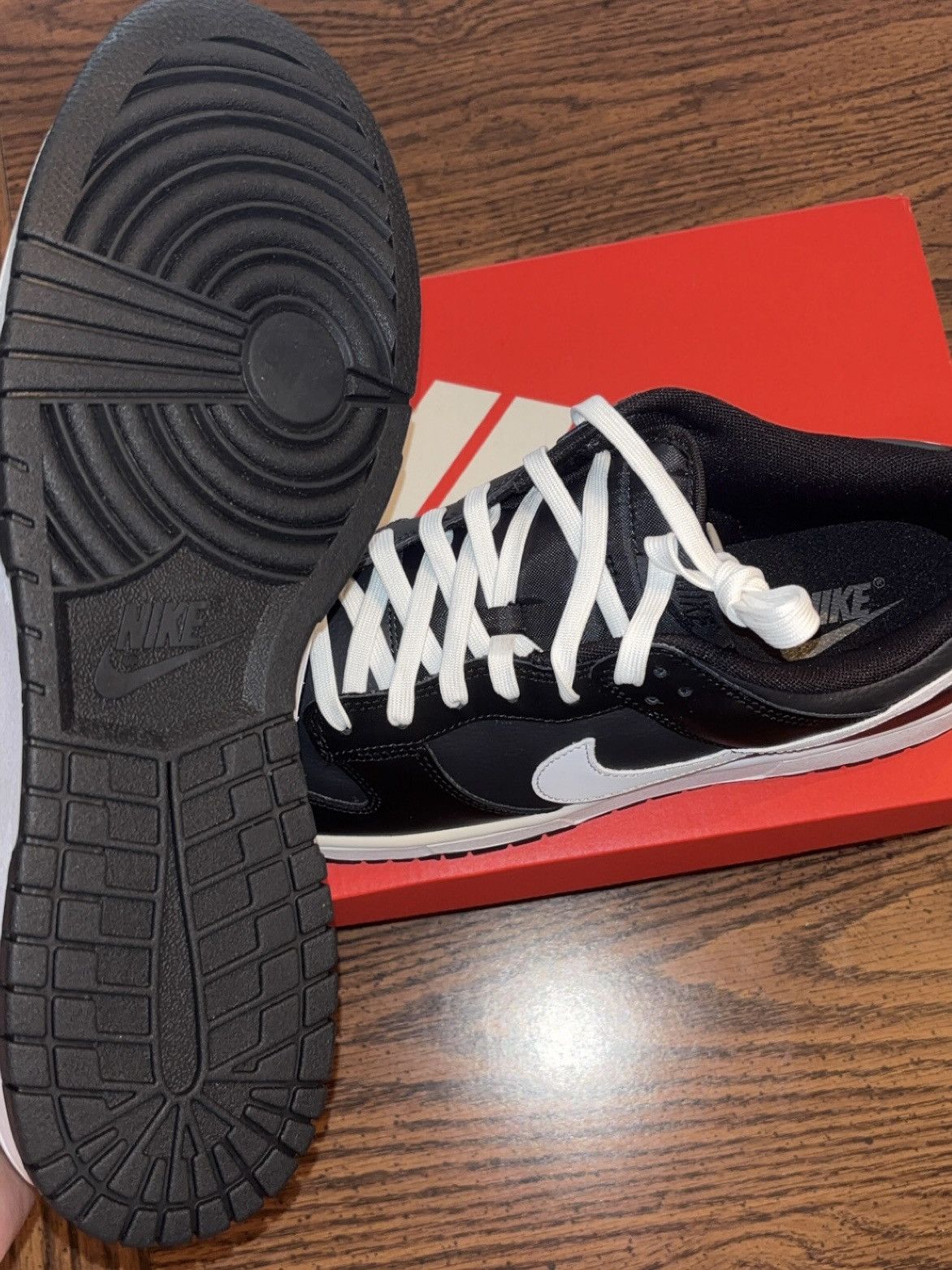 Nike Nike dunk low black Size US 12 / EU 45 - 6 Thumbnail