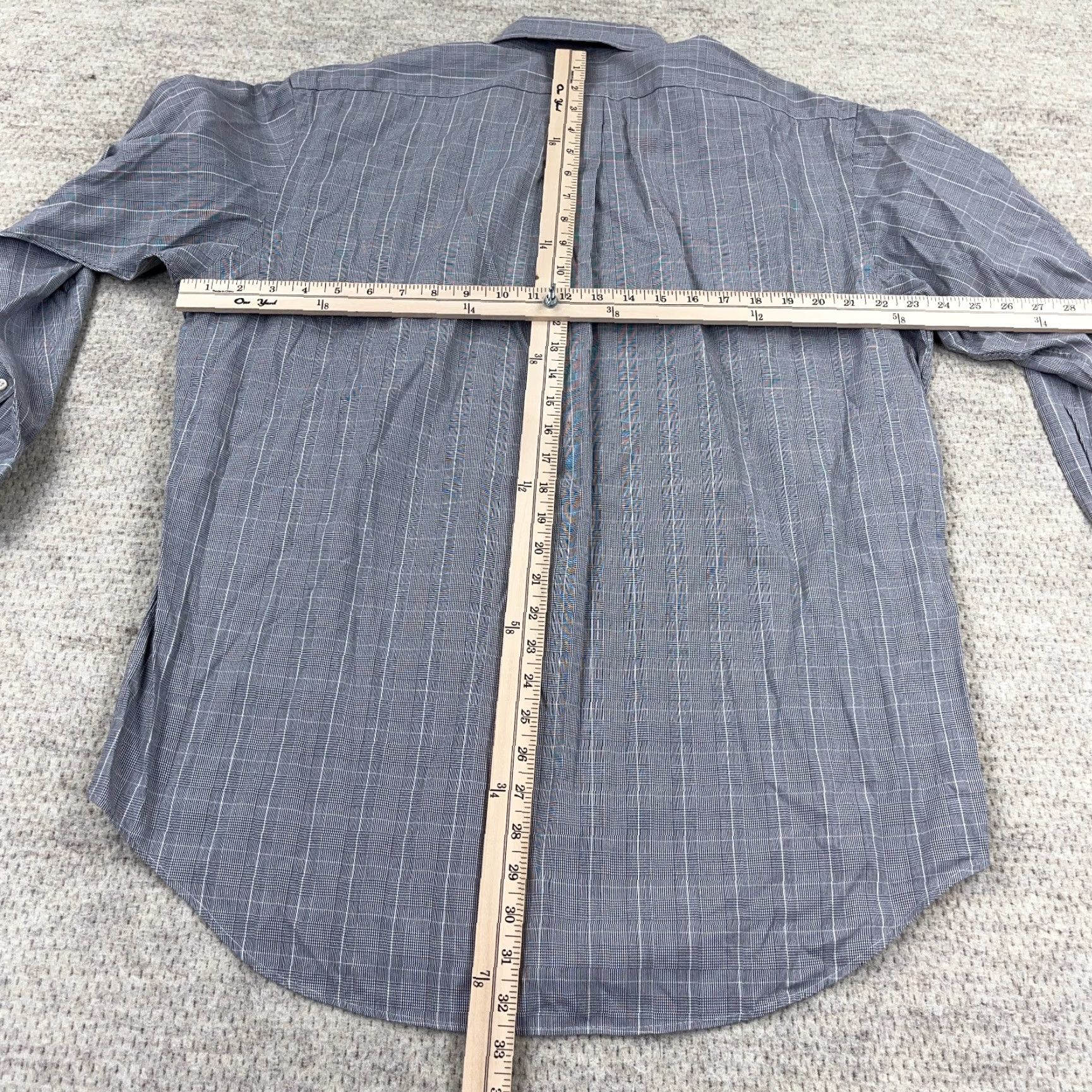 Polo Ralph Lauren Polo Ralph Lauren Shirt Men 16 32 Black Button Up Yarmouth Houndstooth Plaid Pinpoint Size US L / EU 52-54 / 3 - 7 Thumbnail