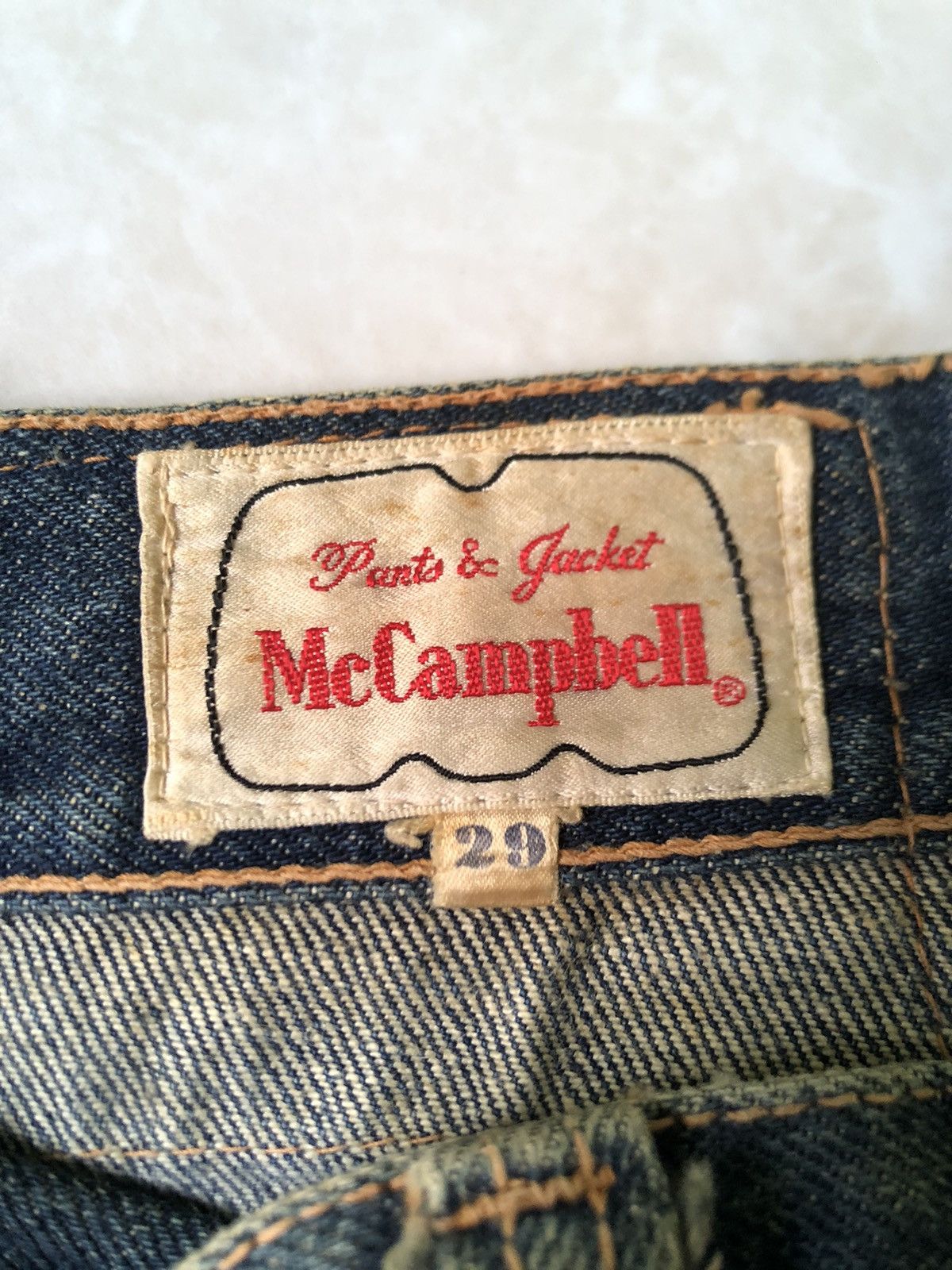 Designer × Japanese Brand × Vintage 🔥 Designer McCampbell Bootcut Denim Size US 28 / EU 44 - 7 Thumbnail