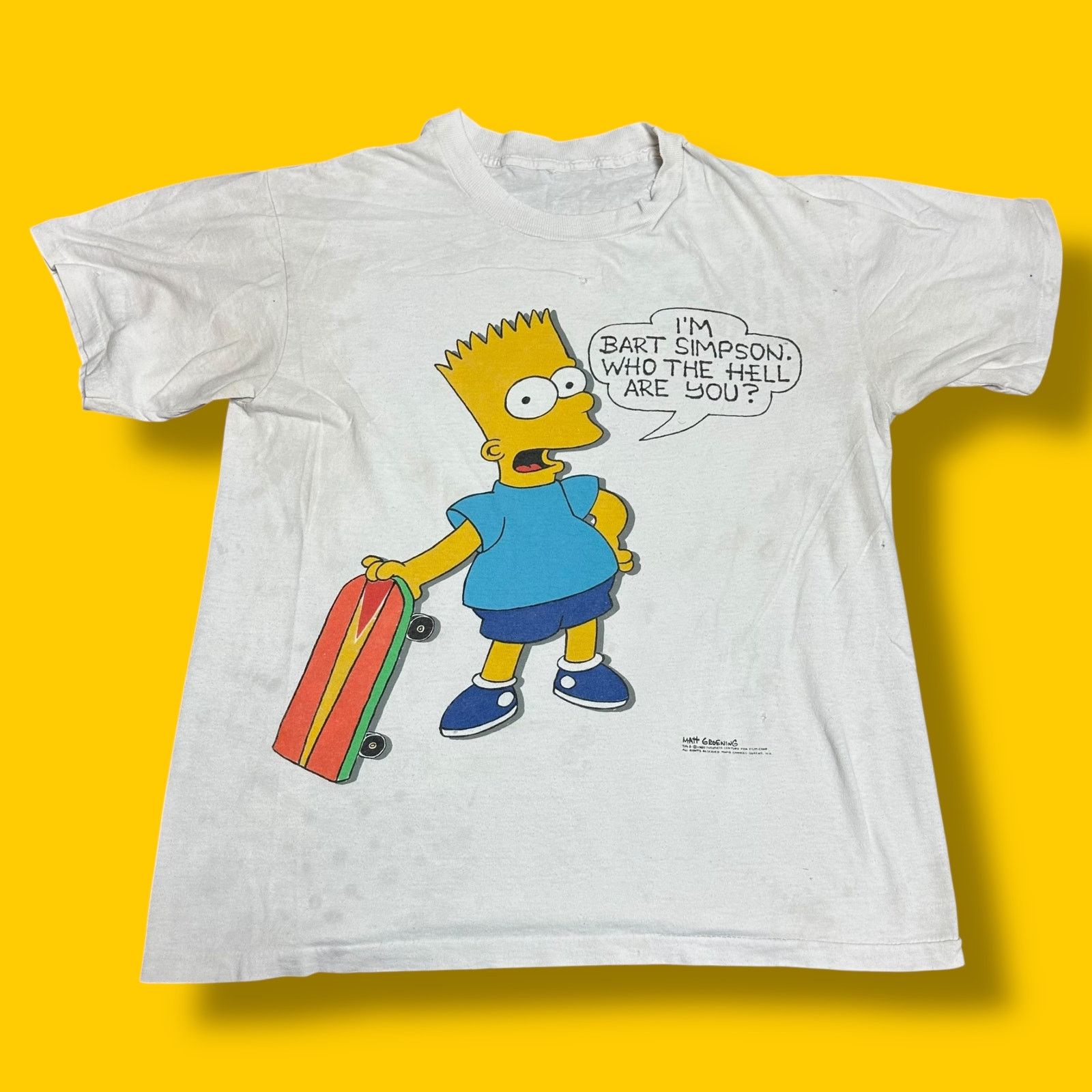 The Simpsons × Vintage Vintage 80s I'm Bart Simpson Who the Hell Are you Tee Size US M / EU 48-50 / 2 - 1 Thumbnail