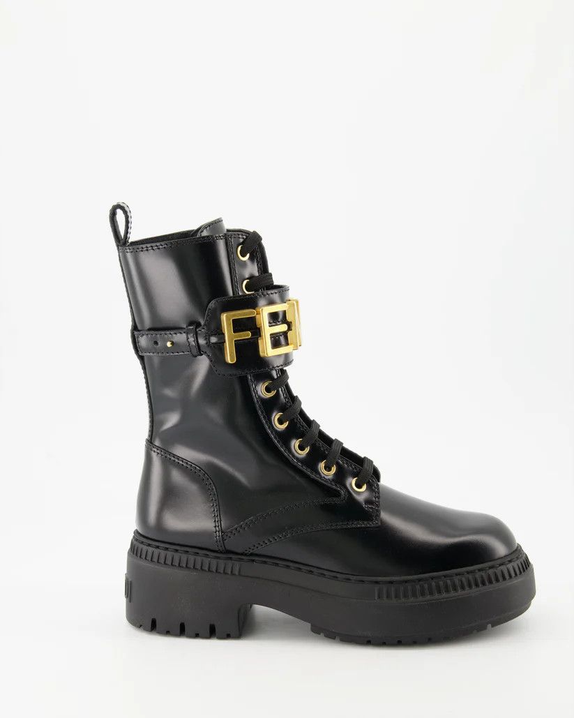 Fendi o1w1db10325 8T8355 Boots in Black Size US 11 / IT 41 - 1 Thumbnail