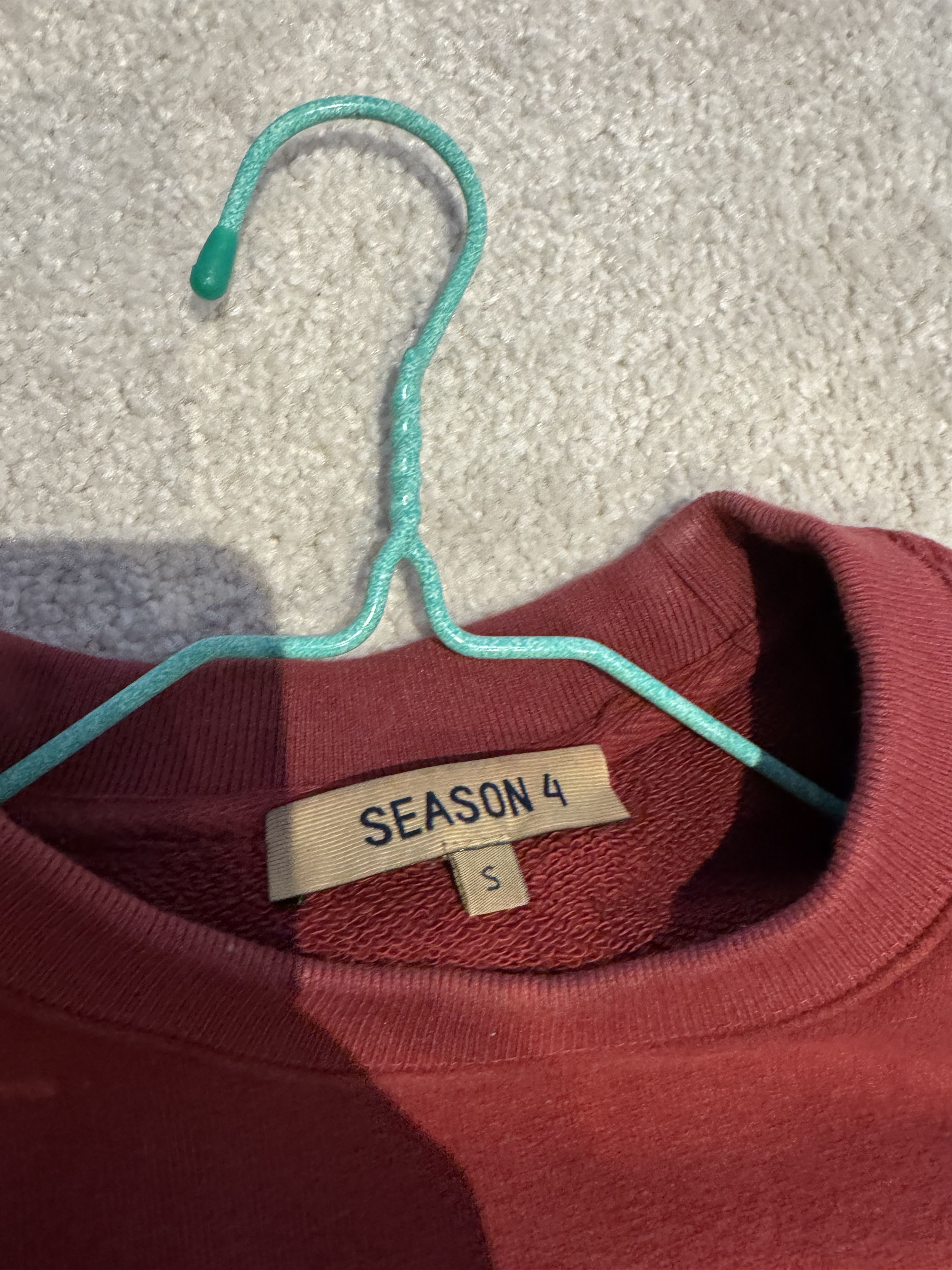 Yeezy Yeezy Season 4 Maroon Sweatshirt Size US S / EU 44-46 / 1 - 5 Thumbnail
