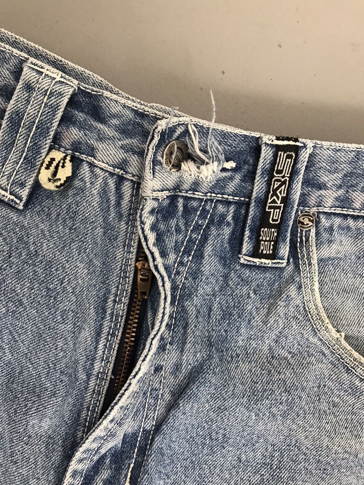 Southpole × Vintage Vintage Southpole spell out embroidered denim Size US 30 / EU 46 - 5 Thumbnail
