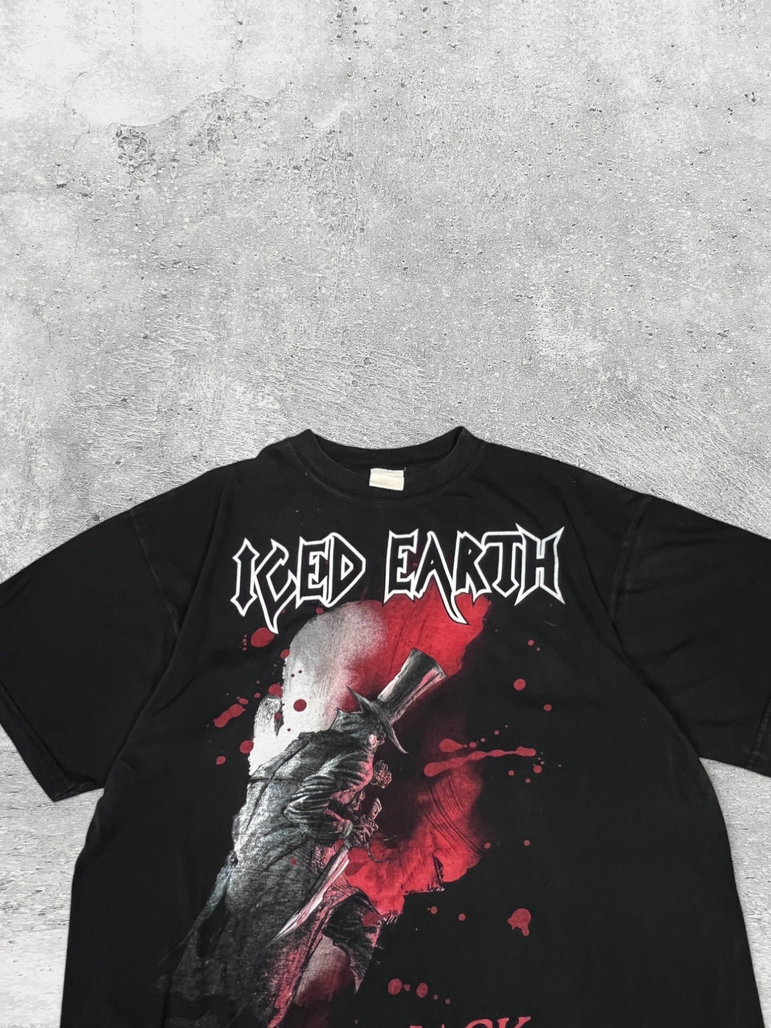 Other Iced Earth 90s Vintage Tour Tee Black Red XL Size US XL / EU 56 / 4 - 3 Thumbnail