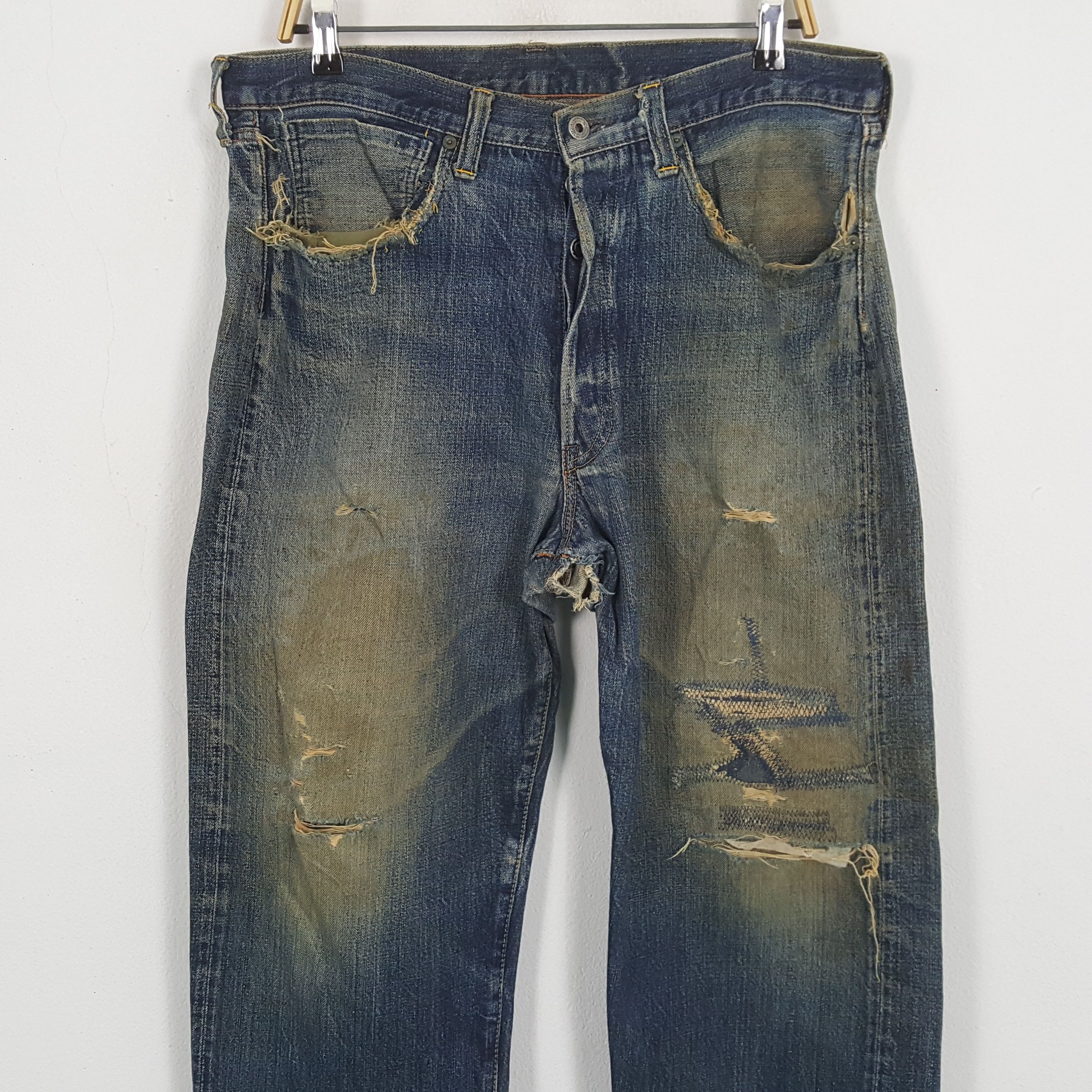 Japanese Brand × Vintage Vintage Mc COYS Japanese Fashion Brand Distressed Jeans Size US 35 - 2 Thumbnail