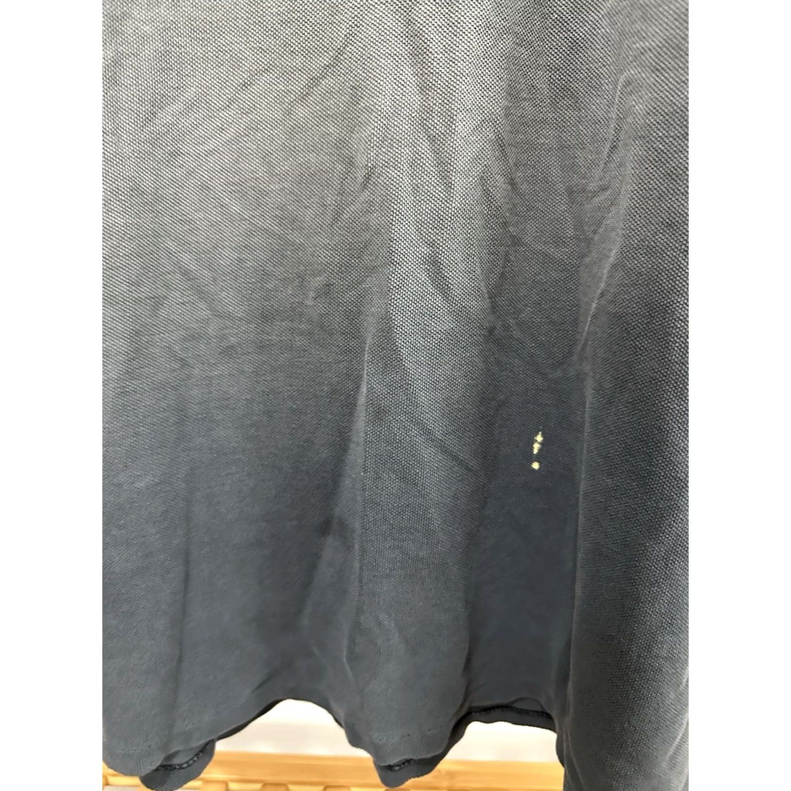 Polo Ralph Lauren VTG 90s Polo Ralph Lauren Gradient Sun Faded Pony Thrashed Worn Cotton Shirt XL Black Polo Shirt Mens Size US XL / EU 56 / 4 - 8 Thumbnail