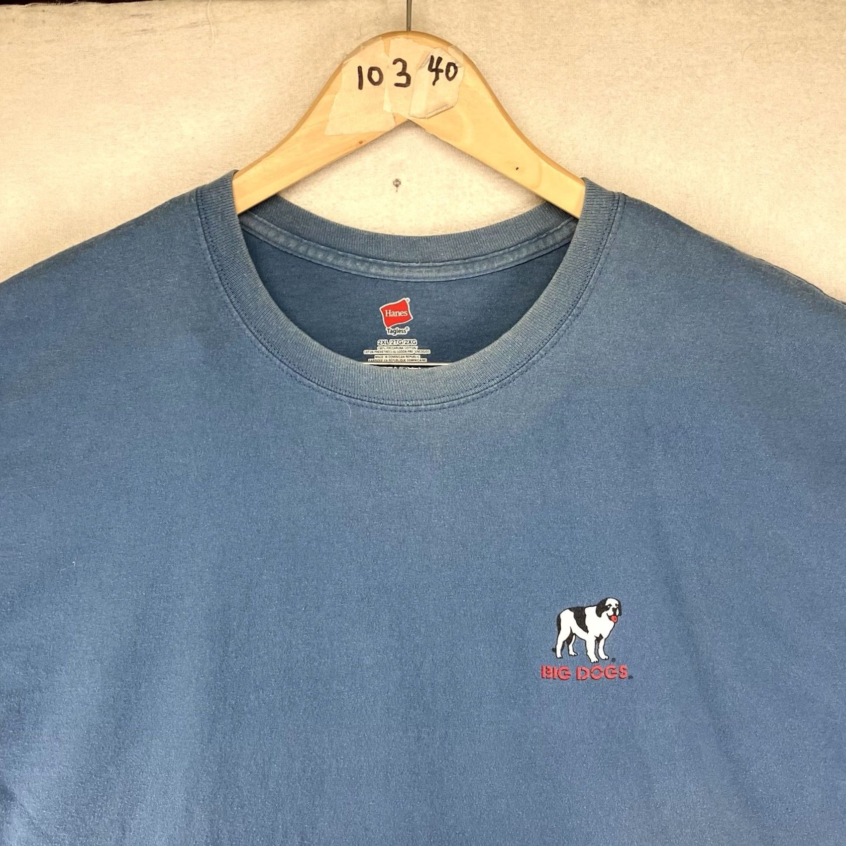 Big Dogs VINTAGE Big Dogs Mens Tee Shirt 2XL Blue Cotton Graphic Print Crew Neck Short Sleeve T-Shirt Beer Bottles Mens Size US XXL / EU 58 / 5 - 7 Thumbnail