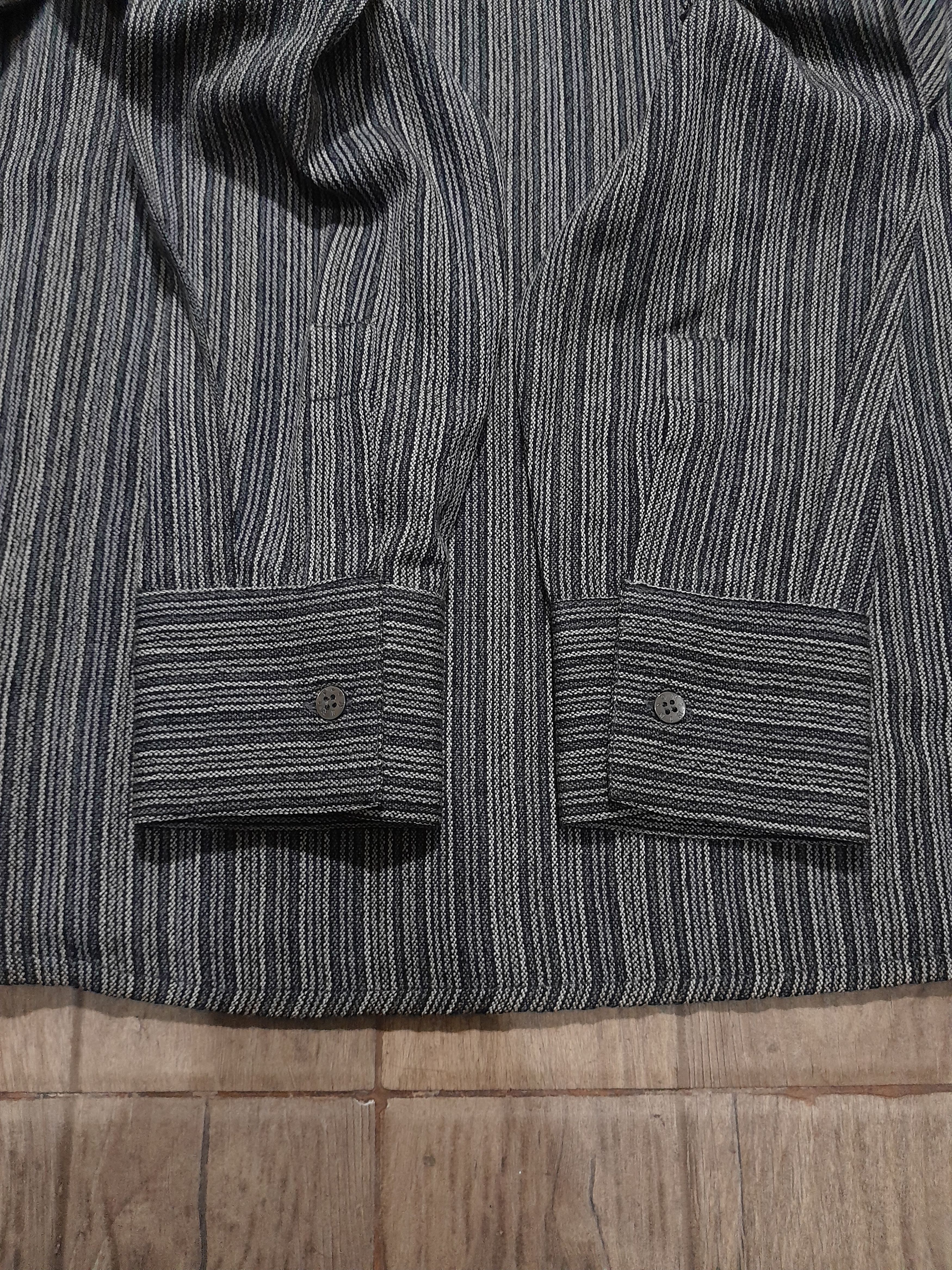 Missoni 90s Missoni Black Stripe Button Ups Shirt Size US L / EU 52-54 / 3 - 5 Thumbnail