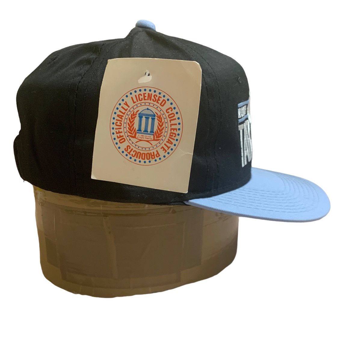Vintage UNC Tar Heels Split Bar Youngan Snapback Hat North Carolina Size ONE SIZE - 3 Thumbnail