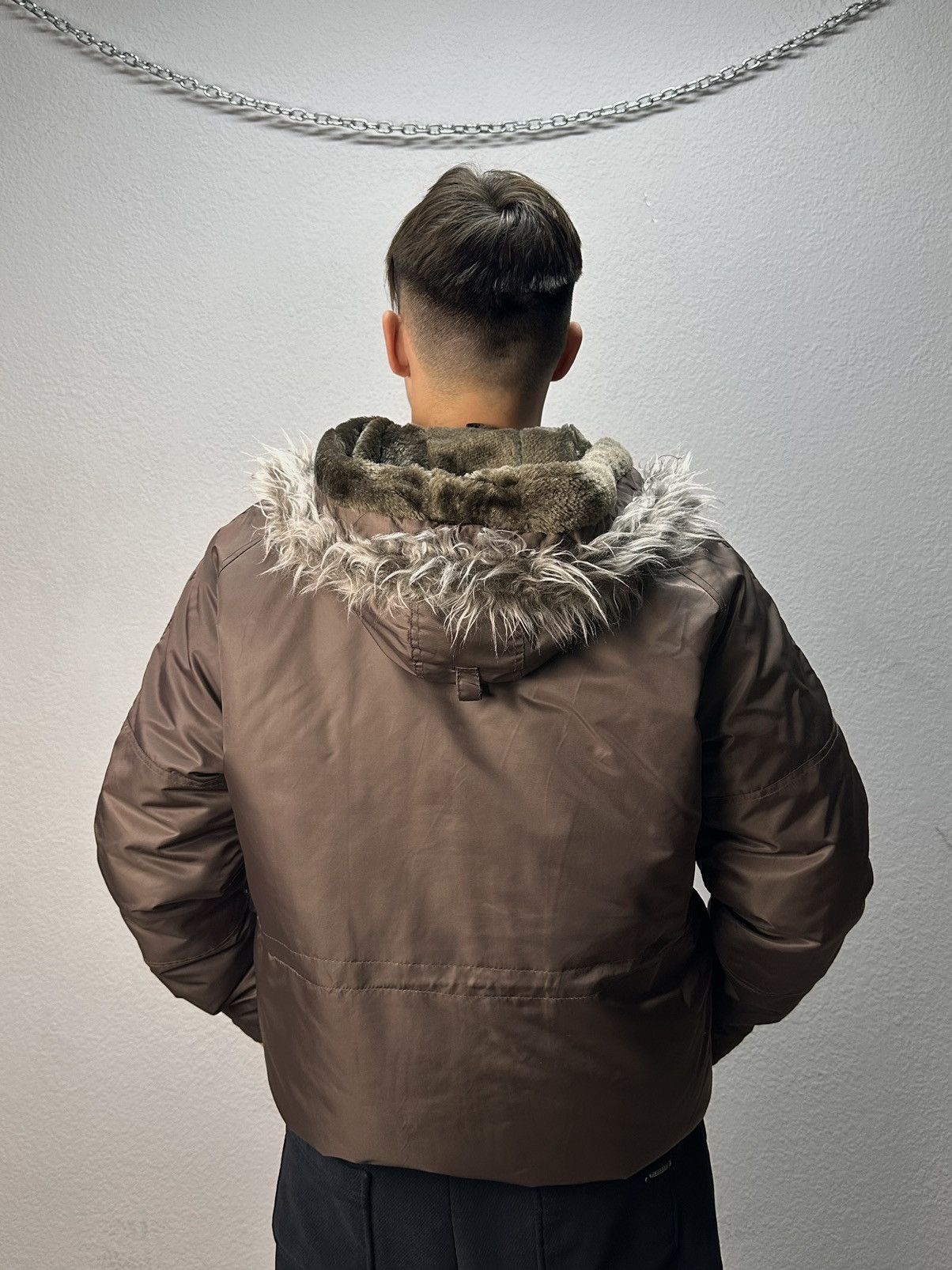 Issey Miyake WOW😻 Vintage Fur JACKET Mohair LGB HOODIE JAPAN CANADA GOOSE Size US XL / EU 56 / 4 - 12 Thumbnail