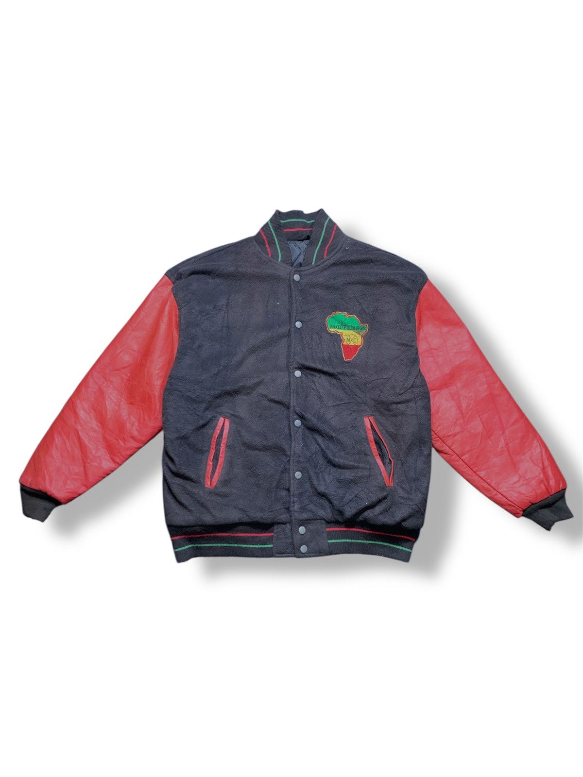 Vintage Vintage Letterman Jacket Mixed Colours Size US M / EU 48-50 / 2 - 1 Thumbnail