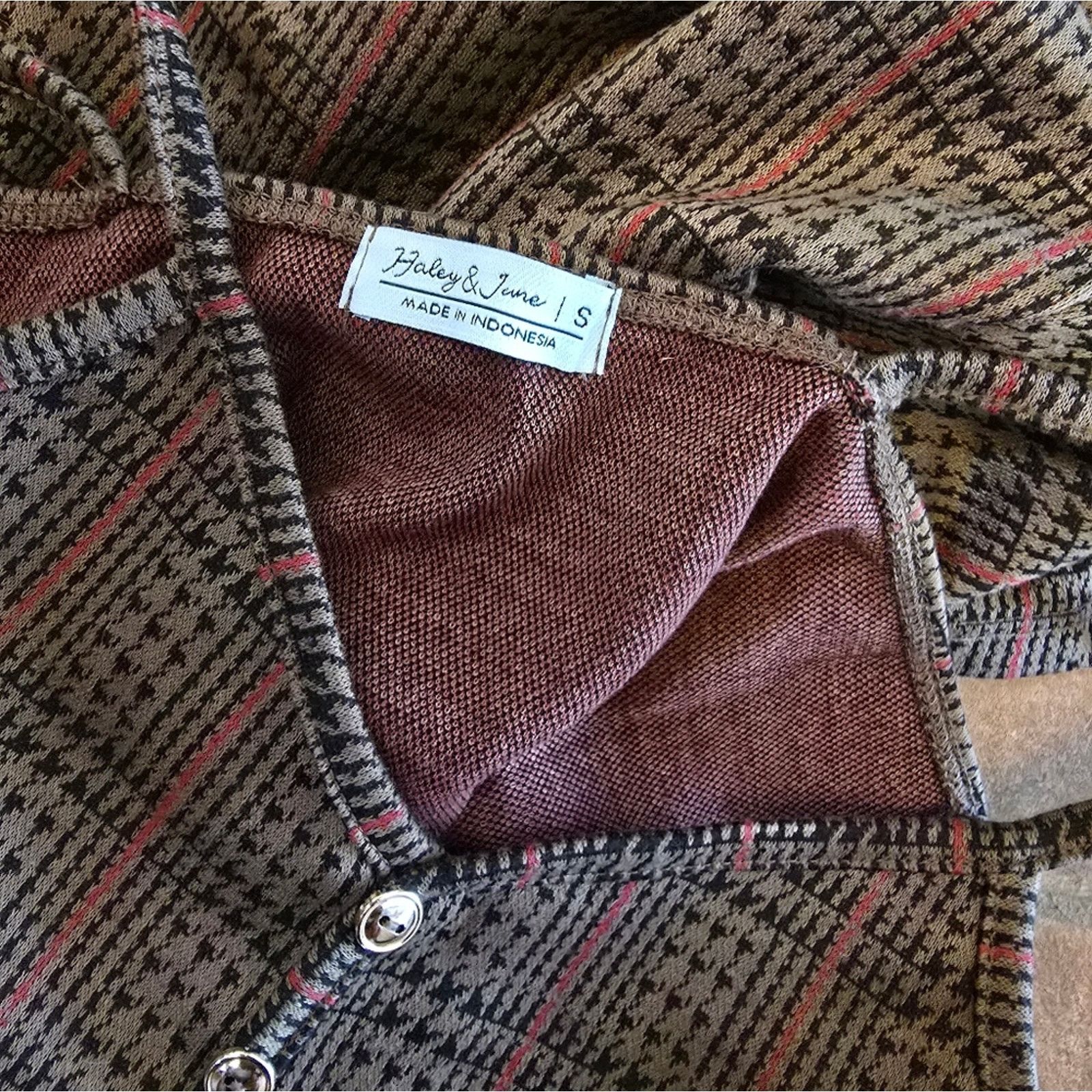 Other Chocolate Plaid | HALEY & JUNE | Mini Size S / US 4 / IT 40 - 3 Thumbnail