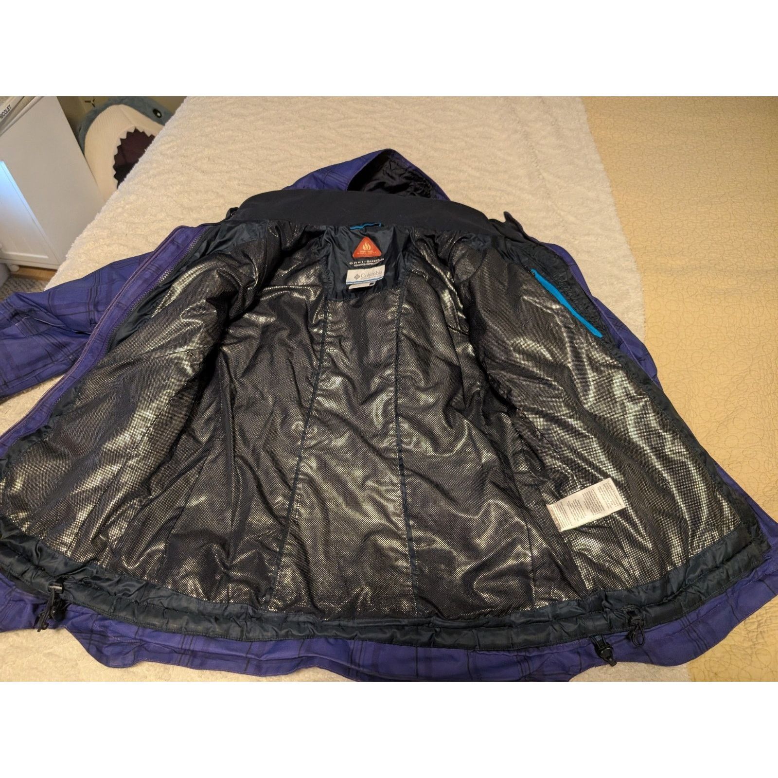 Columbia Columbia Interchange Omni-Shield Womens Medium Jacket Purple Size M / US 6-8 / IT 42-44 - 7 Thumbnail