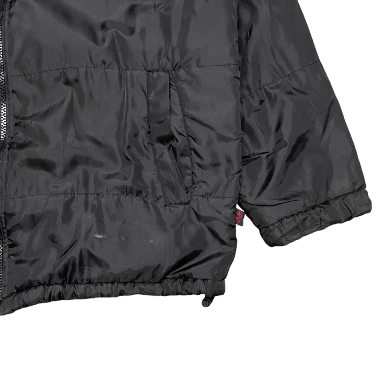 Dogtown Vtg Dogtown Black Dragon Puffer Fur Jacket Detachable Hood Size US L / EU 52-54 / 3 - 4 Thumbnail