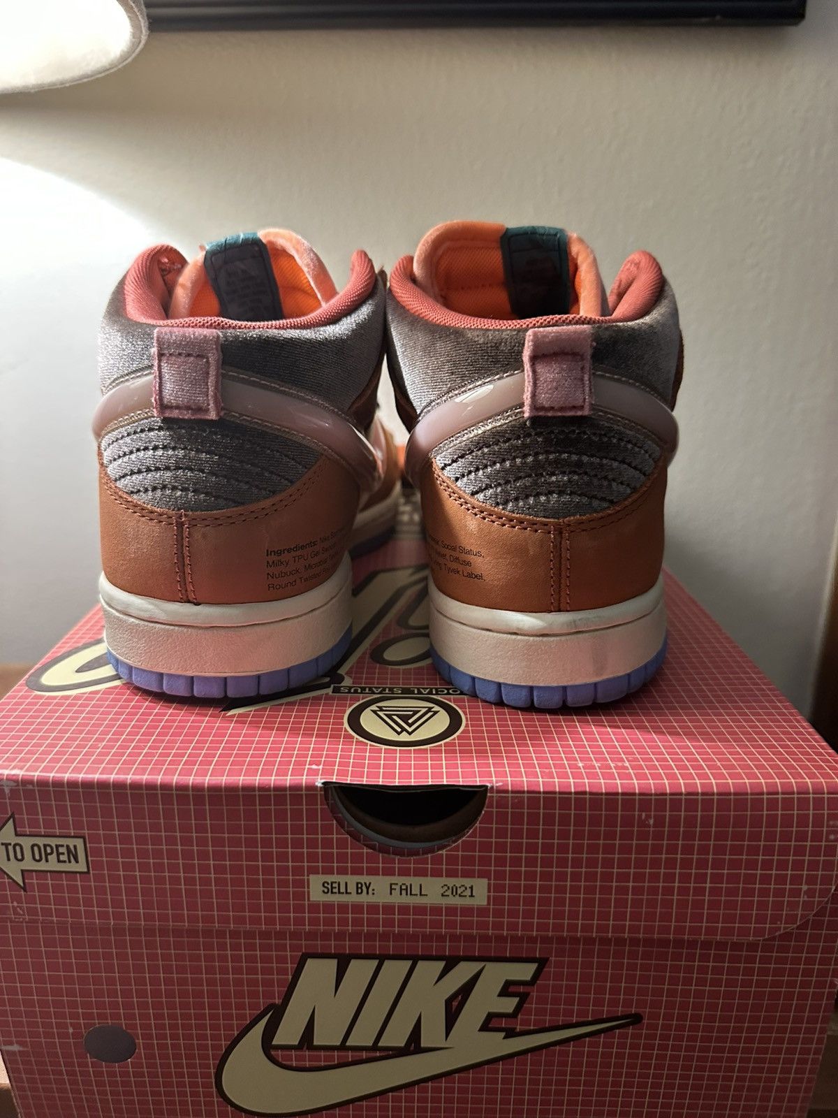 Nike × Social Status Nike/Social Status Dunk Chocolate Milk Size US 8.5 / EU 41-42 - 6 Thumbnail