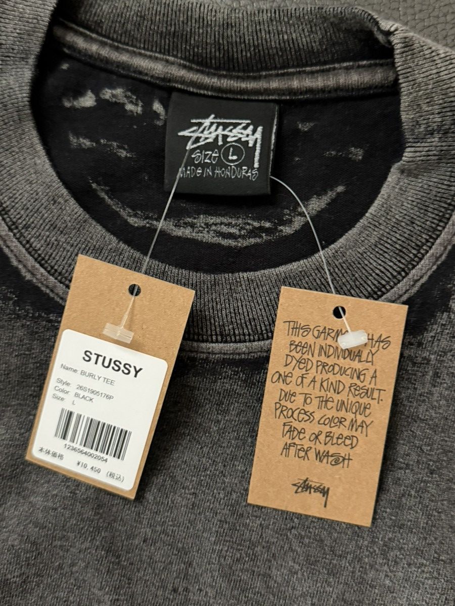 Stussy Stussy Burly Washed Tee size Large Black Size US L / EU 52-54 / 3 - 3 Thumbnail