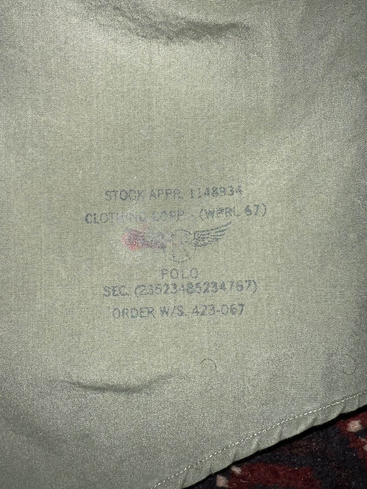 Polo Ralph Lauren × Ralph Lauren × Vintage Vintage 90s Polo Ralph Lauren Military Shirt Size US S / EU 44-46 / 1 - 7 Thumbnail