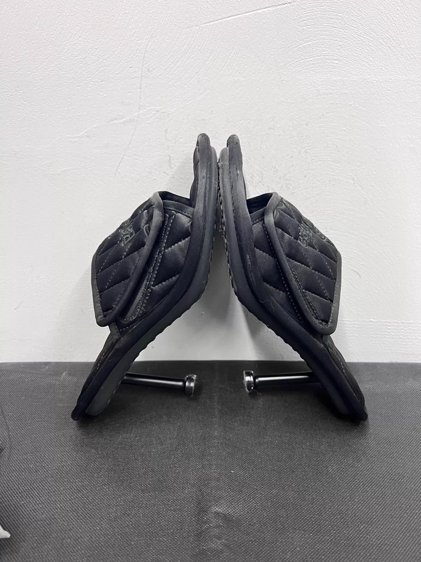 Balenciaga Balenciaga Demna Satin Black High Heel Slippers 38 Size US 7.5 / IT 37.5 - 6 Thumbnail