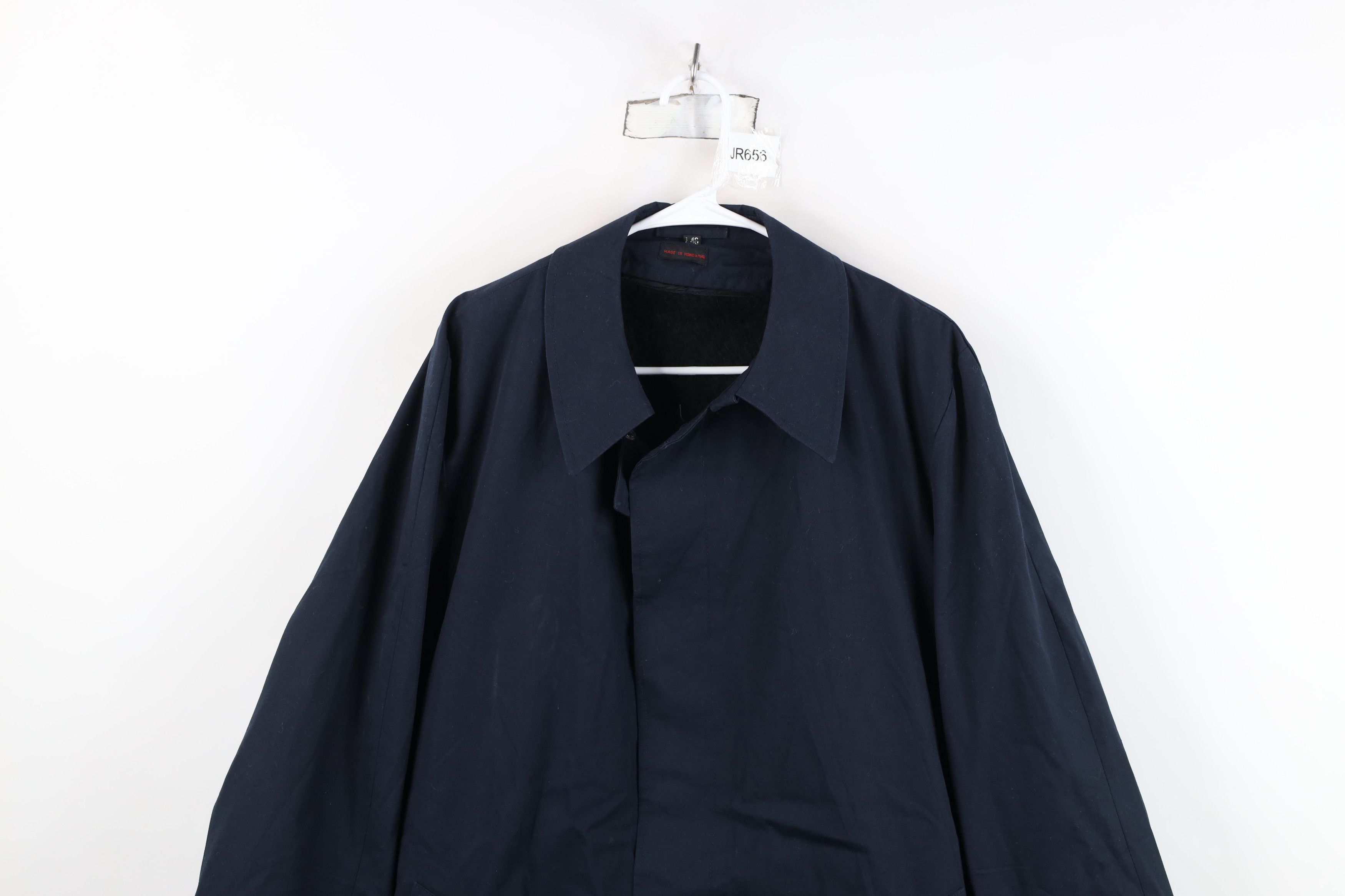 Vintage Vintage 70s Streetwear Lined Trench Coat Rain Jacket Blue Size US XXL / EU 58 / 5 - 2 Thumbnail