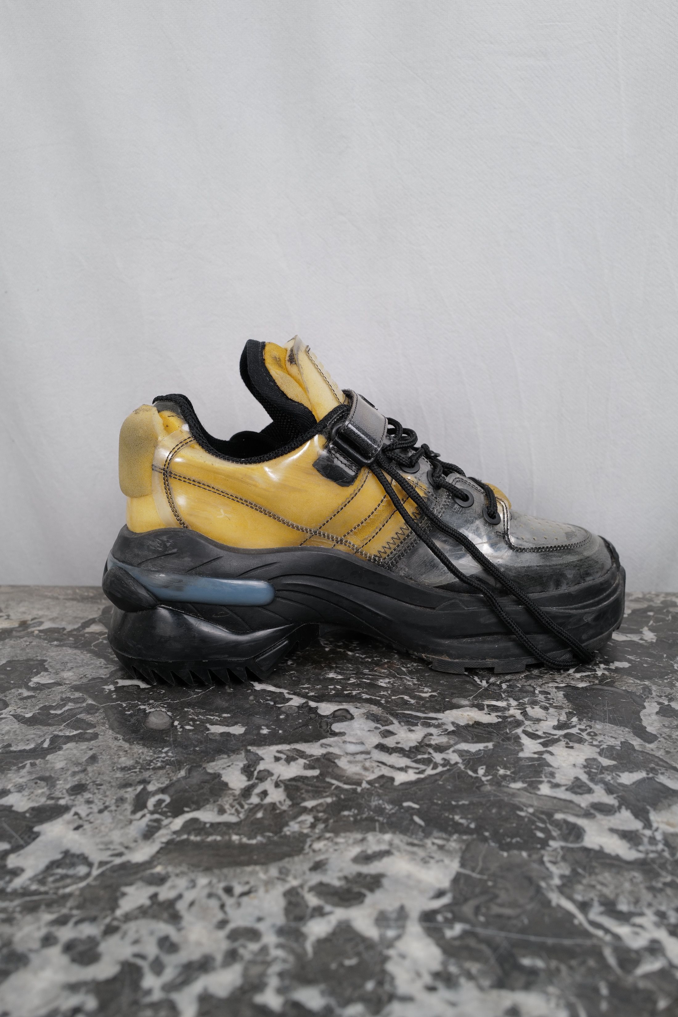 Maison Margiela Maison Margiela PVC Clear Retro Fit Chunky Sole Sneaker Size US 8 / EU 41 - 13 Thumbnail