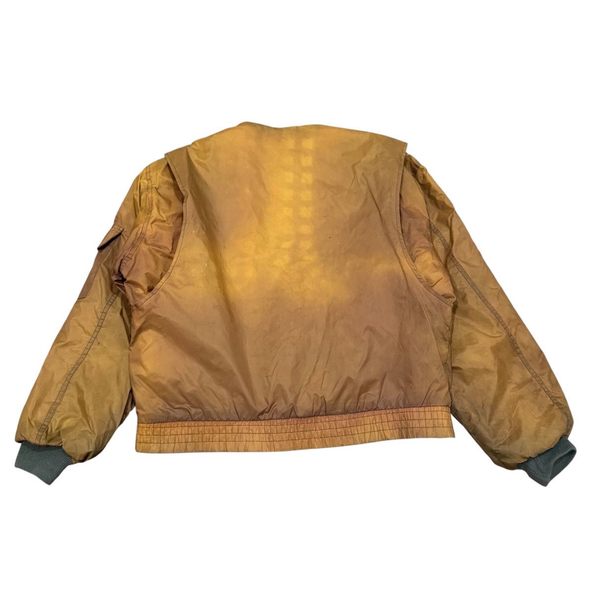 Vintage Vintage Japanese Iridescent Flight Jacket - "Sun-Faded" Size US L / EU 52-54 / 3 - 5 Thumbnail