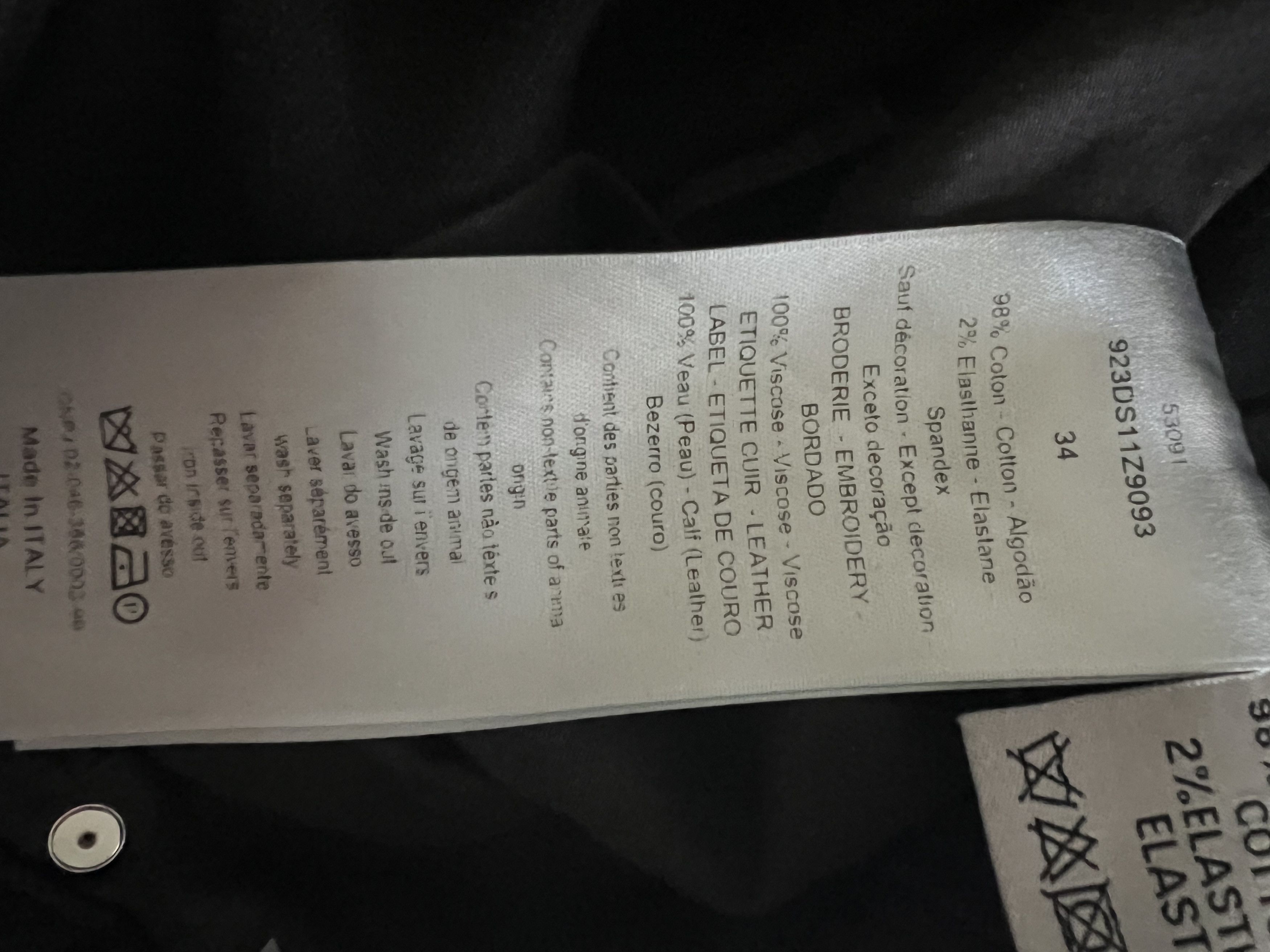 Dior × Kaws Kim Jones Dior X Kaws Bee Embroidered Denim Jeans Size US 34 / EU 50 - 21 Thumbnail