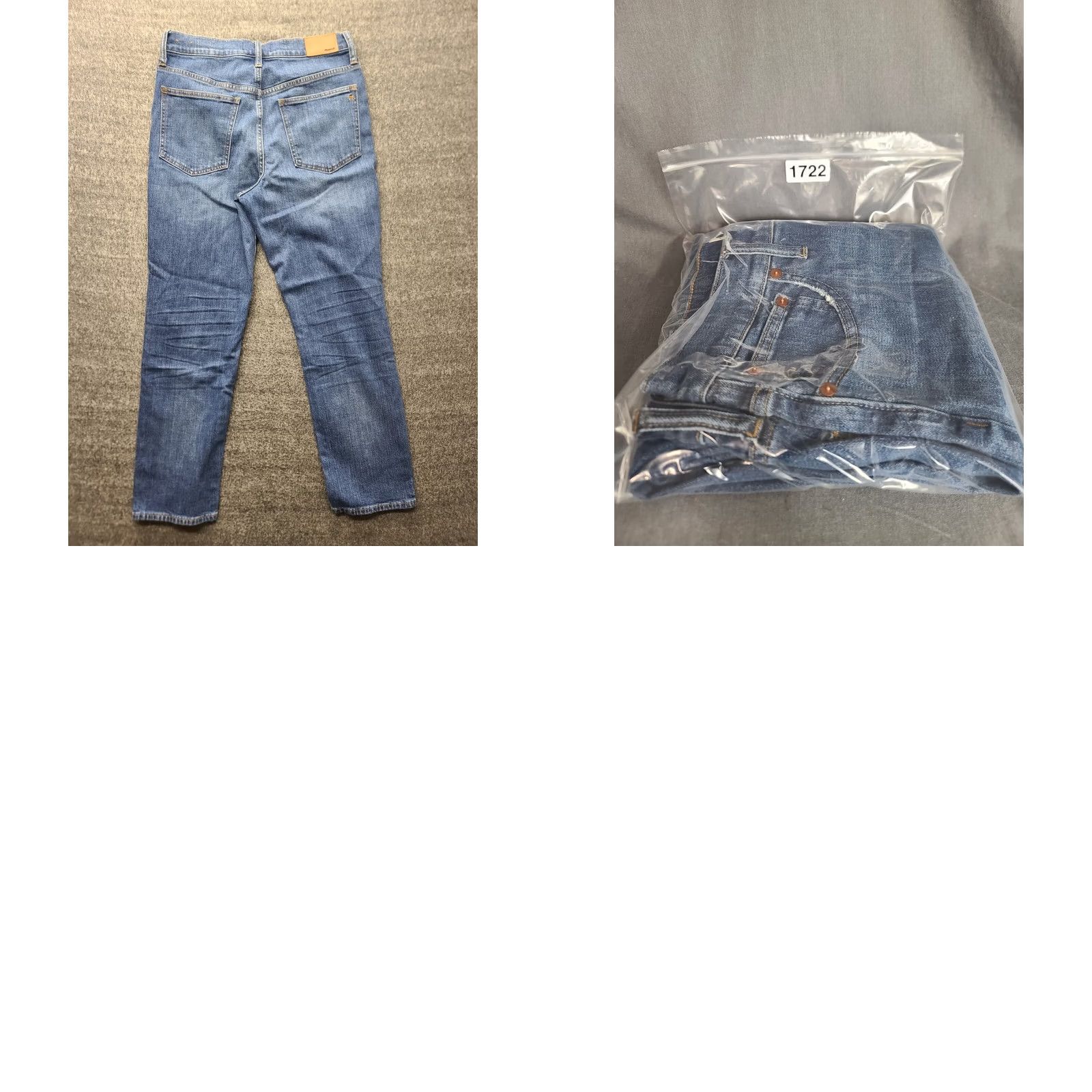 Madewell Madewell Jeans Womens Crop High Rise 27in Inseam 28x27 Button Fly Medium Blue Denim 5-Pocket Regular Fit Vintage No Size 28" / US 6 / IT 42 - 9 Thumbnail