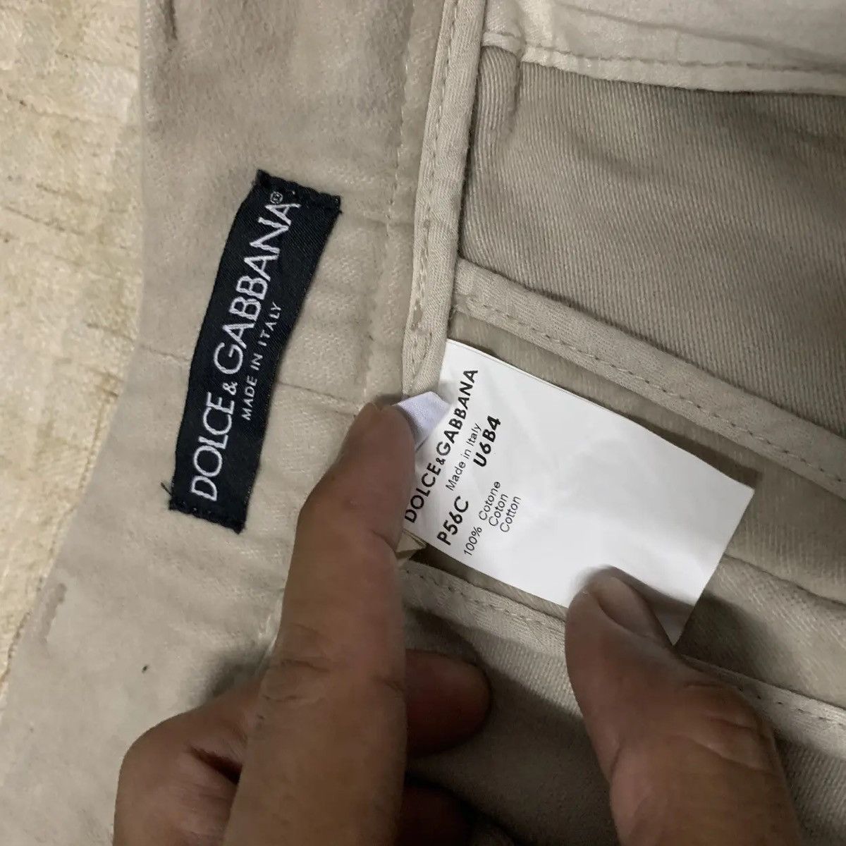 Dolce & Gabbana Vintage D&G Dolce & Gabbana Chino Pants In Size 35 Size US 35 - 7 Thumbnail