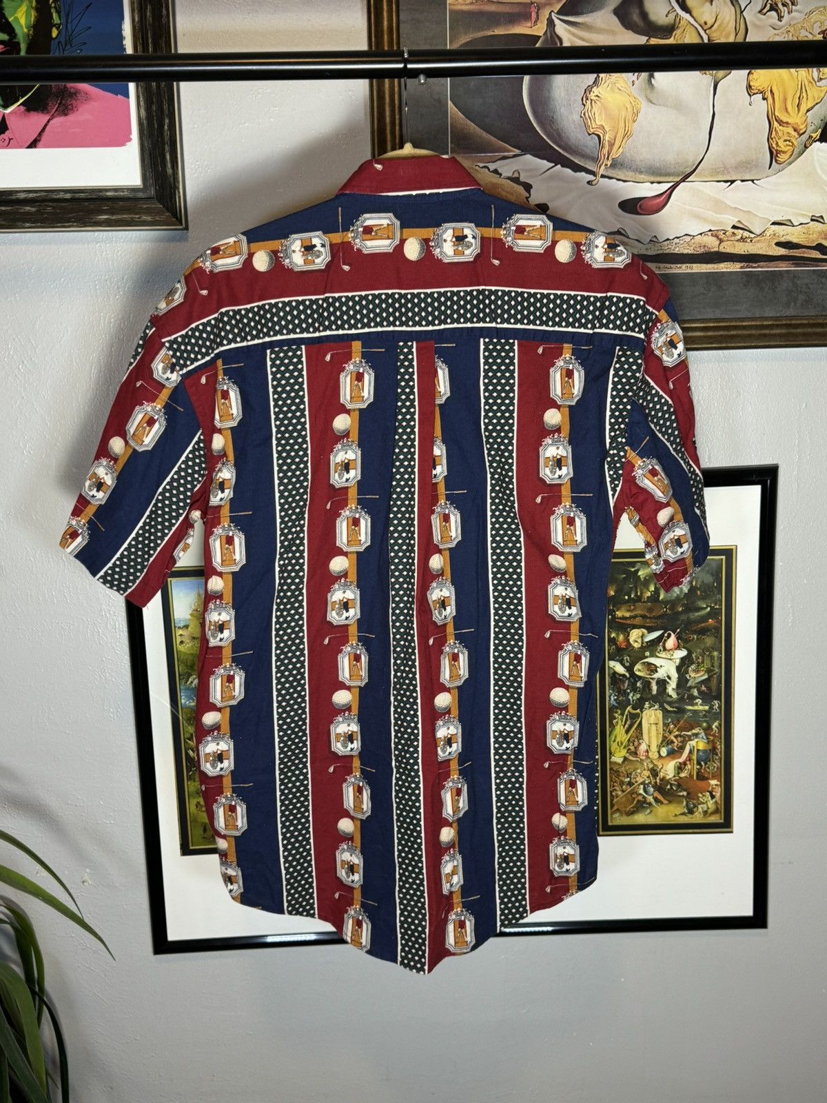 Vintage Vintage Golf AOP Button Up Shirt Size US M / EU 48-50 / 2 - 2 Thumbnail