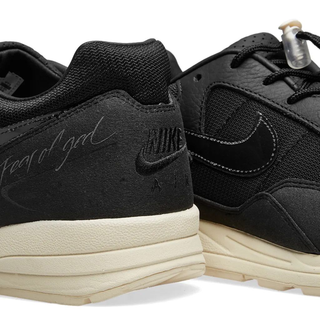 Fear of God × Nike 💚 2018 Fear of God x Nike Air Skylon II Black/Sail-Fossil Size US 10.5 / EU 43-44 - 4 Thumbnail