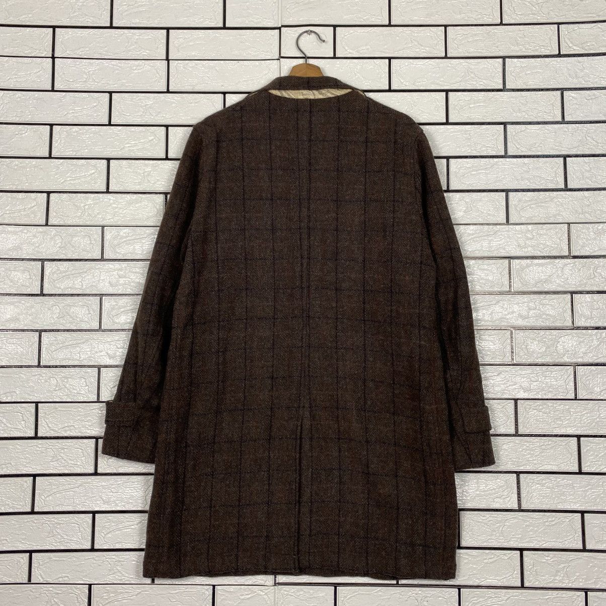 Japanese Brand Vintage Wool Jacket Tartan Blaket Nirvana Issey Miyake Size US L / EU 52-54 / 3 - 9 Thumbnail