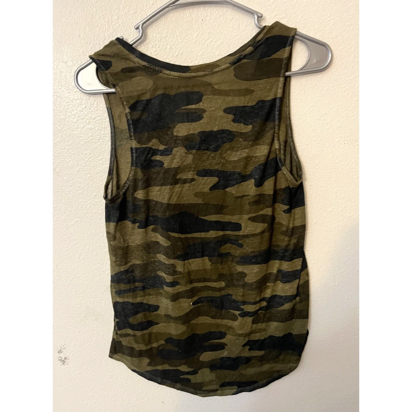 Lucky Brand Lucky Brand Tank Top Womens XS Venice Burnout Camo Print Size XS / US 0-2 / IT 36-38 - 3 Thumbnail