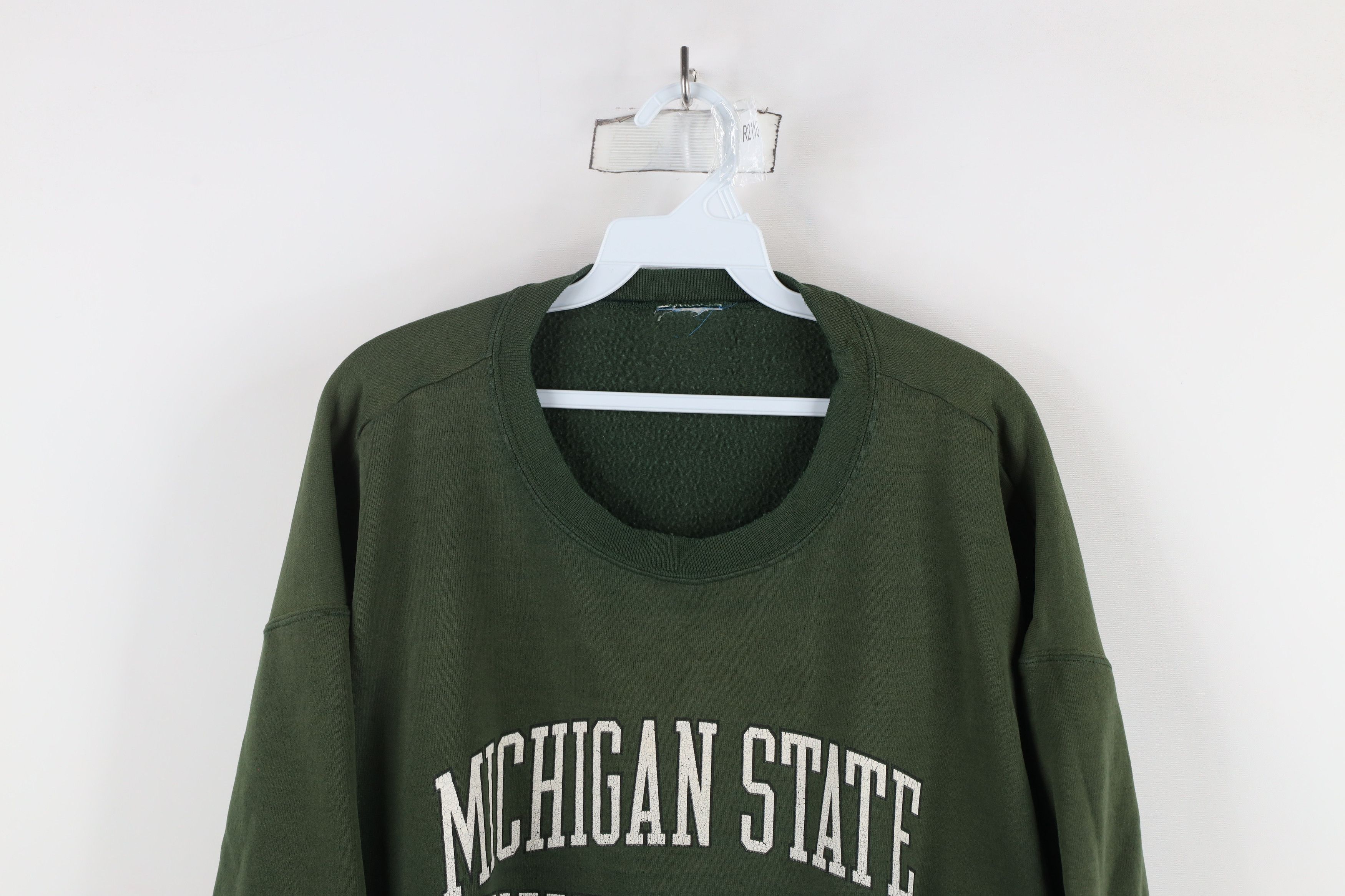 Champion × Vintage Vintage 90s Champion State University Sweatshirt Green Size US XXL / EU 58 / 5 - 2 Thumbnail