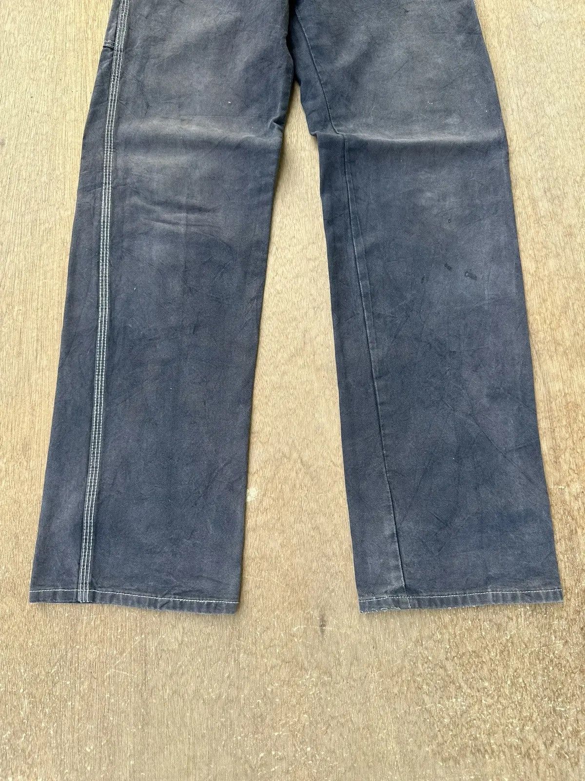 Dickies STEALS🔥VINTAGE DICKIES WORKWEAR FADED BAGGY CARPENTER PANTS Size US 27 - 4 Thumbnail