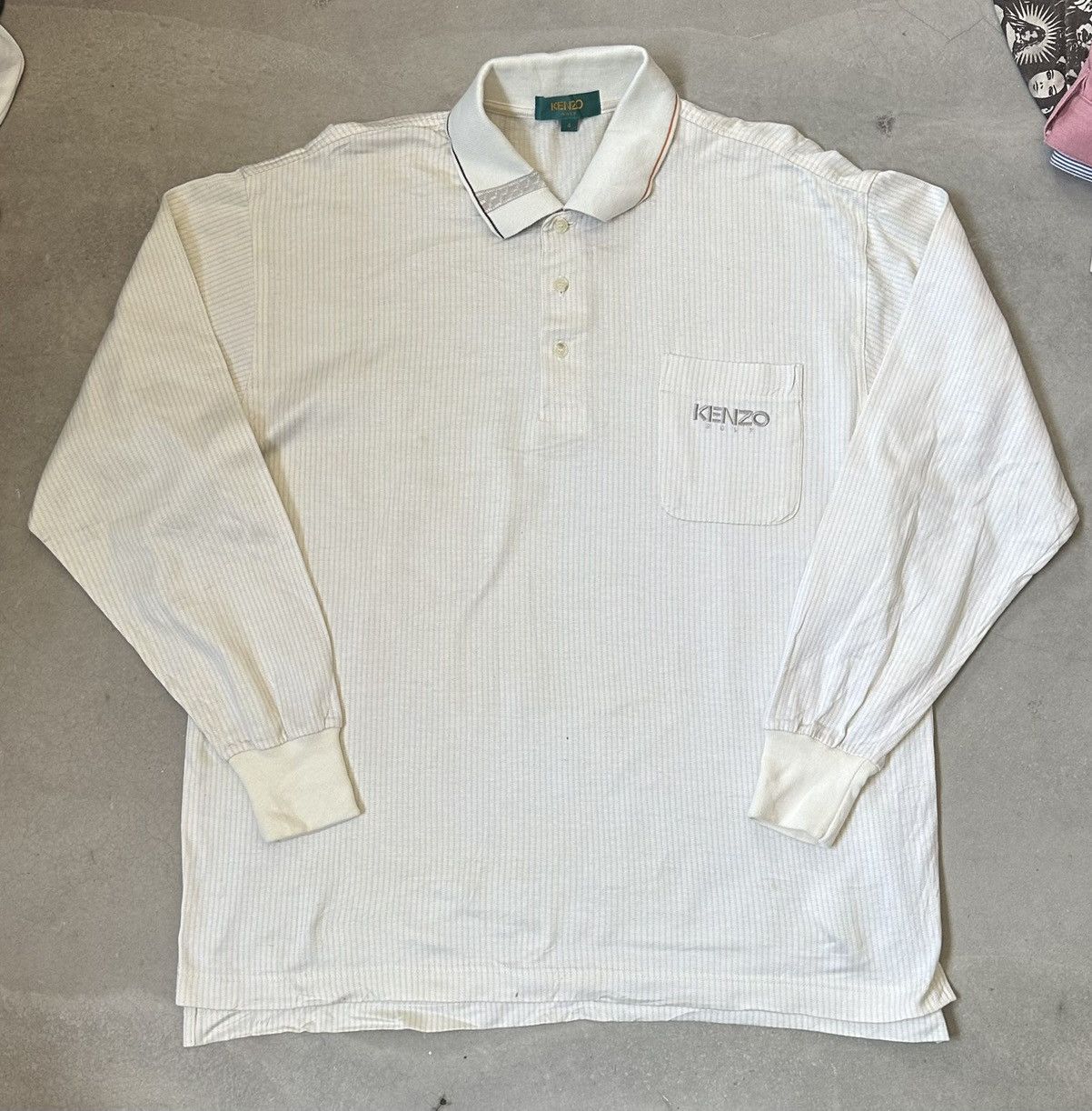 Kenzo KENZO GOLF LONG SLEEVE POLO Size US XL / EU 56 / 4 - 1 Thumbnail
