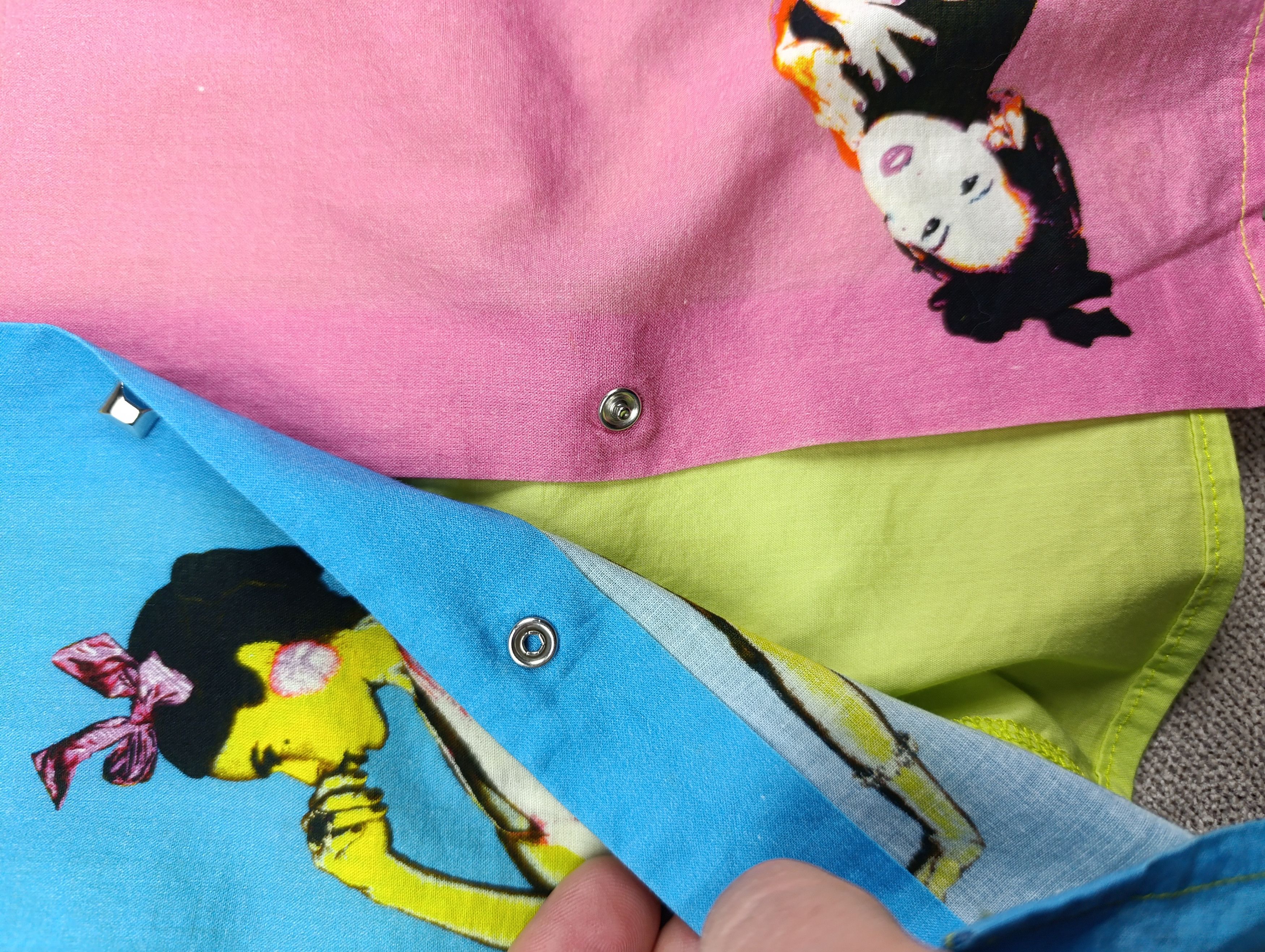 Versace Y2K DONATELLA VERSACE COLOURFUL 2000'S POP ART SHIRT Size M / US 6-8 / IT 42-44 - 5 Thumbnail