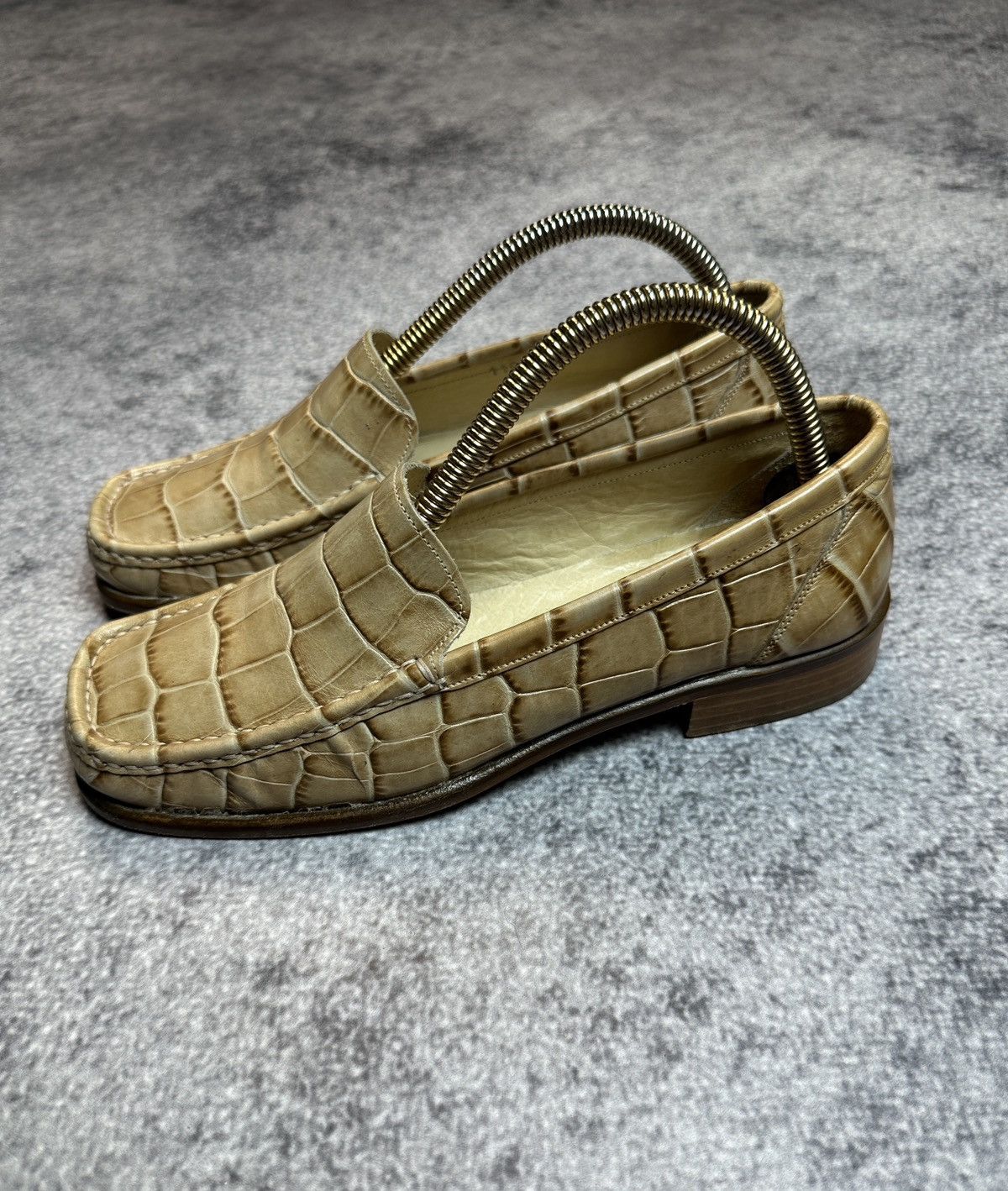 Vintage Y2K Vintage Leather Snakeskin Shoes Streetwear Rare USA 36,5 Size US 6.5 / IT 36.5 - 3 Thumbnail