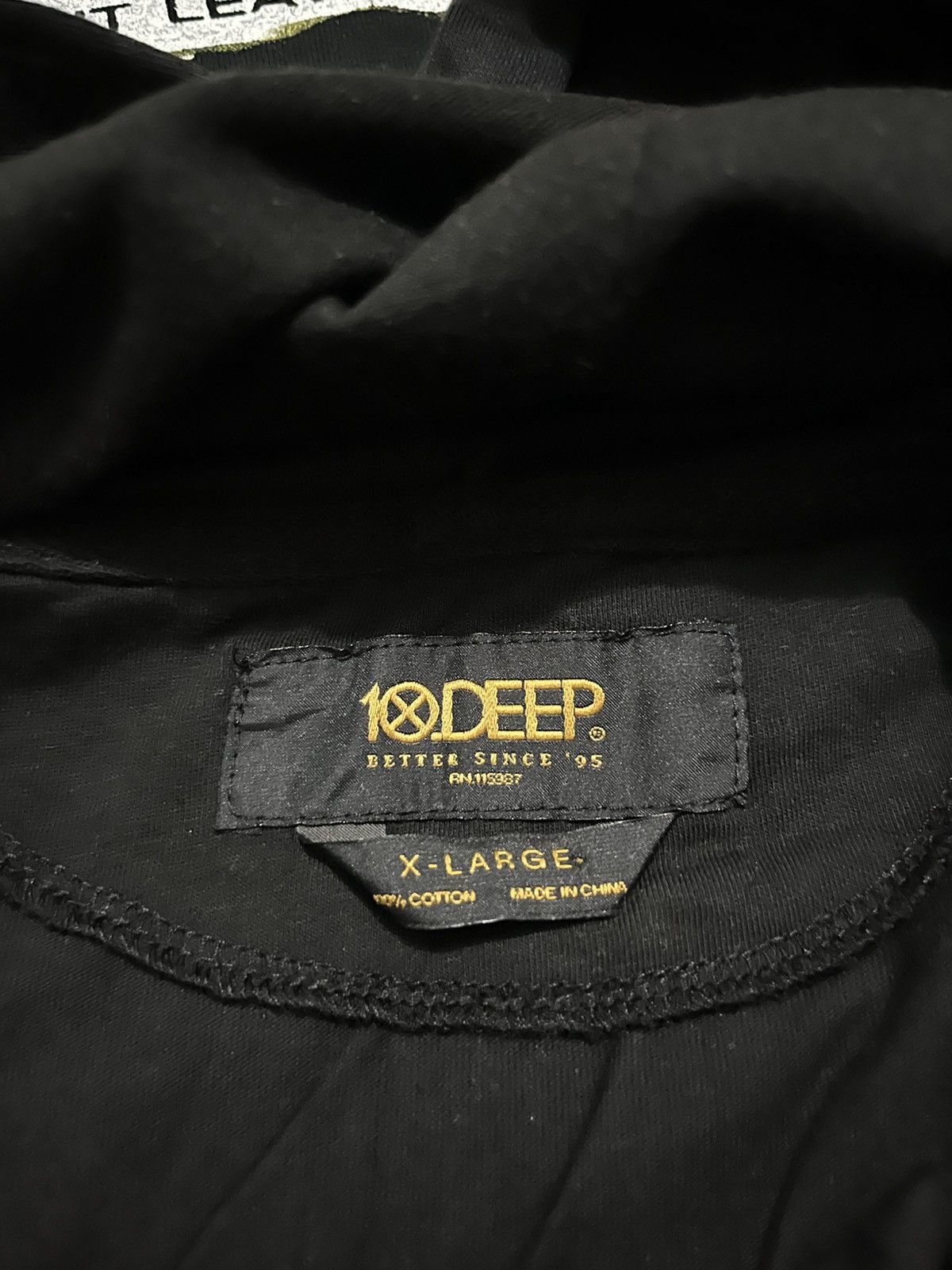 10 Deep 10Deep Kanji Hooded Tee Size US XL / EU 56 / 4 - 4 Thumbnail