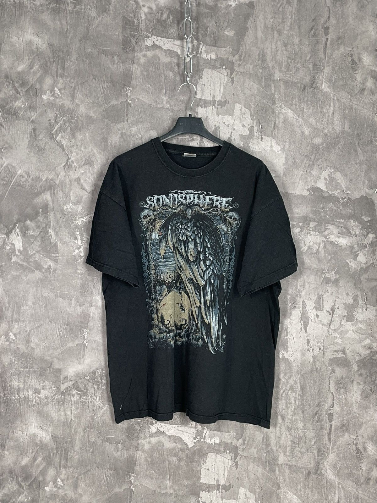 Band Tees × Vintage Vintage 2000s Sonisphere Faded T Shirt Slipknot Prodigy Nin Size US L / EU 52-54 / 3 - 1 Thumbnail