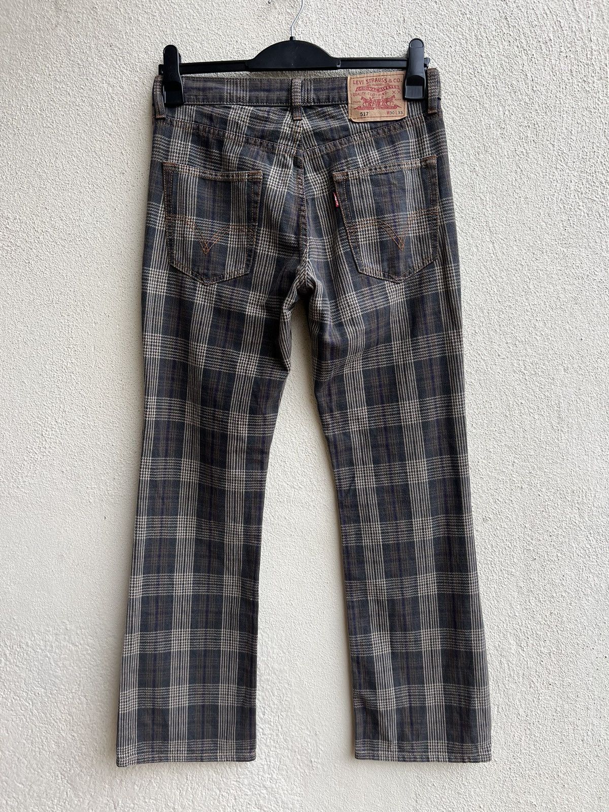 Levi's Vintage 2005 Levi’s 517 Checkered Bootcut Jeans Size US 30 / EU 46 - 21 Thumbnail