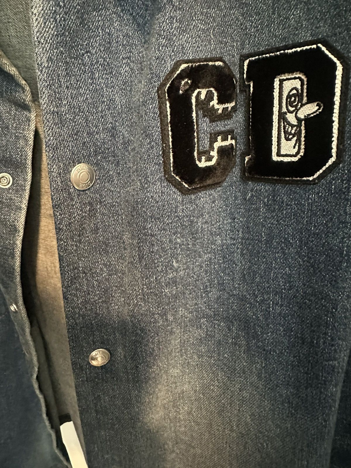 Dior Dior and Kenny Scharf Denim Jeans Overshirt Shirt Jacket Size US L / EU 52-54 / 3 - 7 Thumbnail