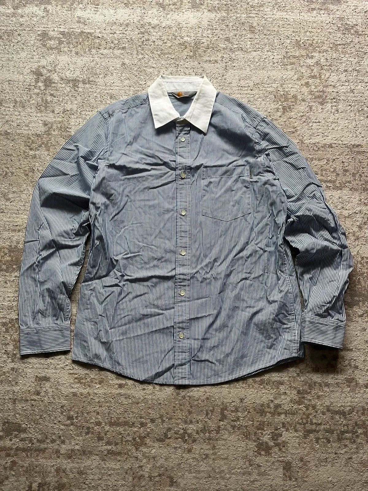 Carhartt Carhartt Rugged Outdoor Wear Sz L 2003 Stripped Shirt Rare Size US L / EU 52-54 / 3 - 1 Thumbnail