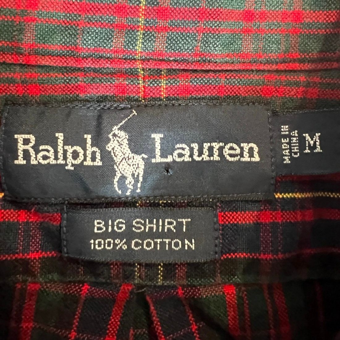 Ralph Lauren Ralph Lauren Plaid 100% Cotton Big Shirt Men's Medium Size US M / EU 48-50 / 2 - 3 Thumbnail
