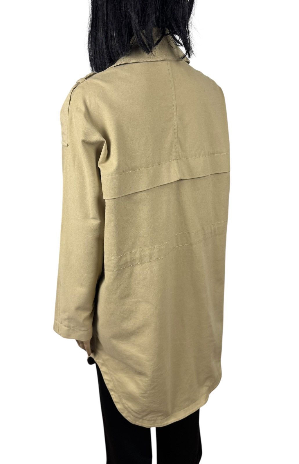 Maje Maje E19Garcon Oversized Beige Trench Coat Cotton size 36 Size XS / US 0-2 / IT 36-38 - 7 Thumbnail