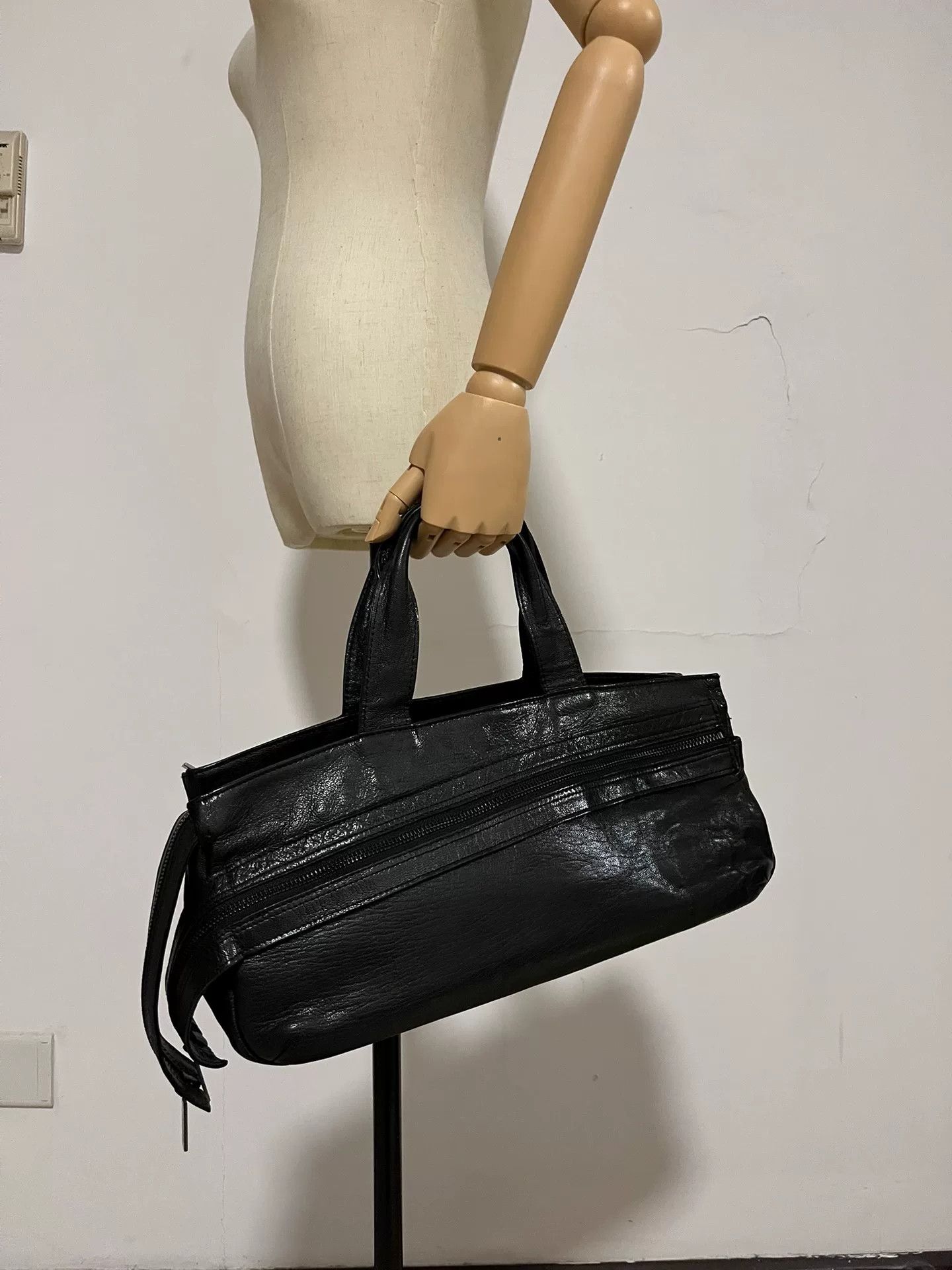 Yohji Yamamoto Yohji Yamamoto Zip Handbag Size ONE SIZE - 1 Thumbnail